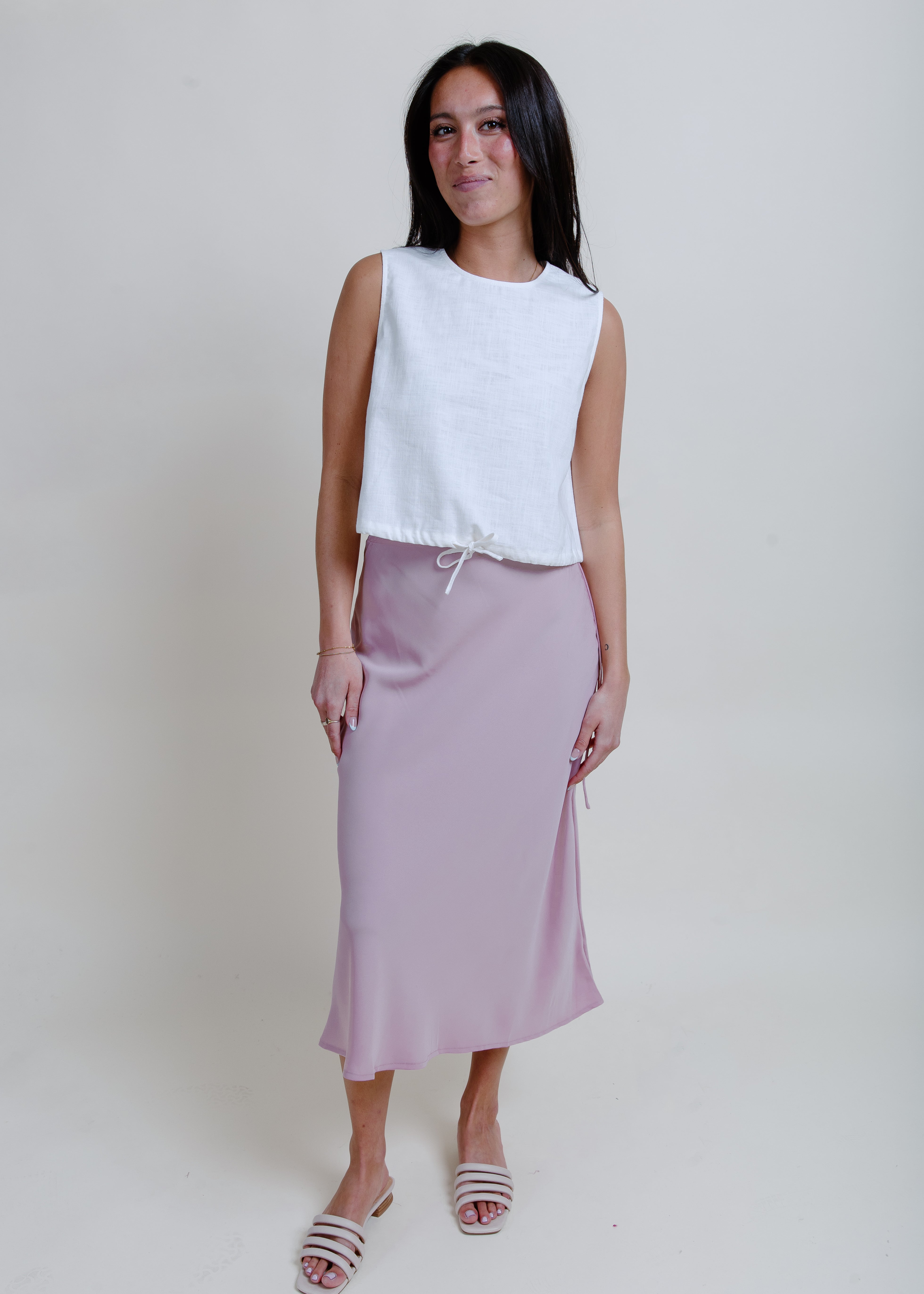Krissy Midi Skirt - Pink Quartz