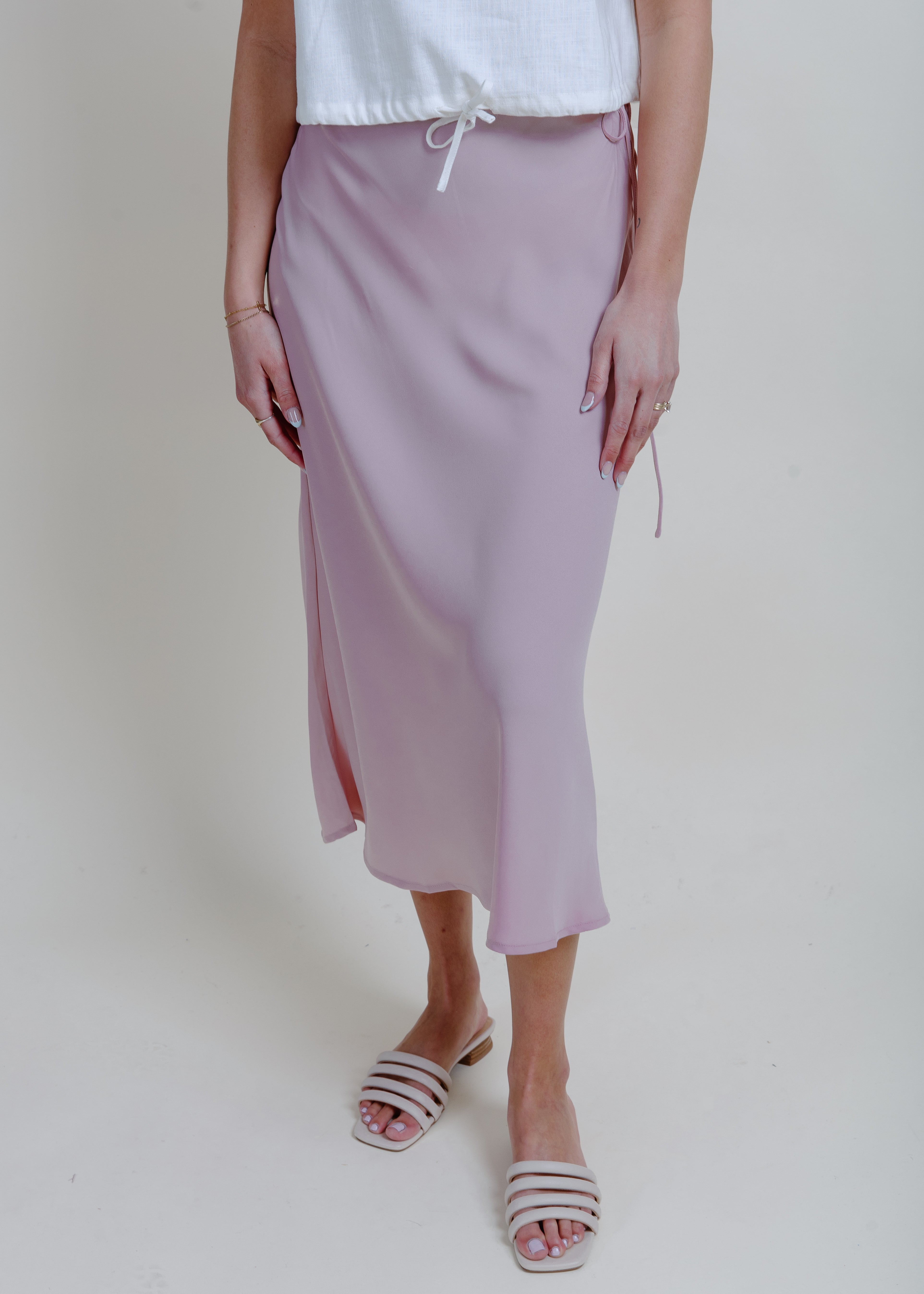 Krissy Midi Skirt - Pink Quartz
