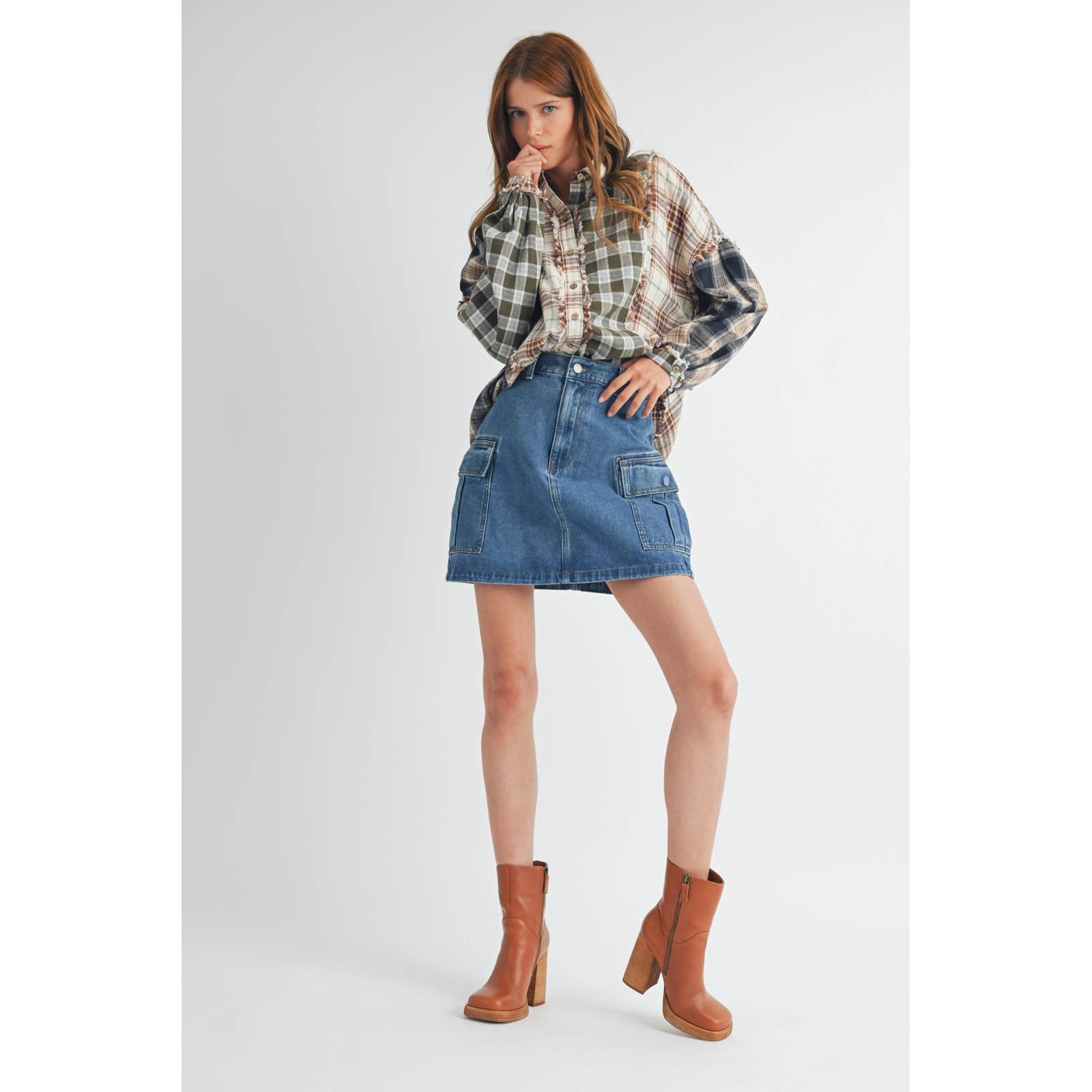 Kelsey Denim Mini Skirt