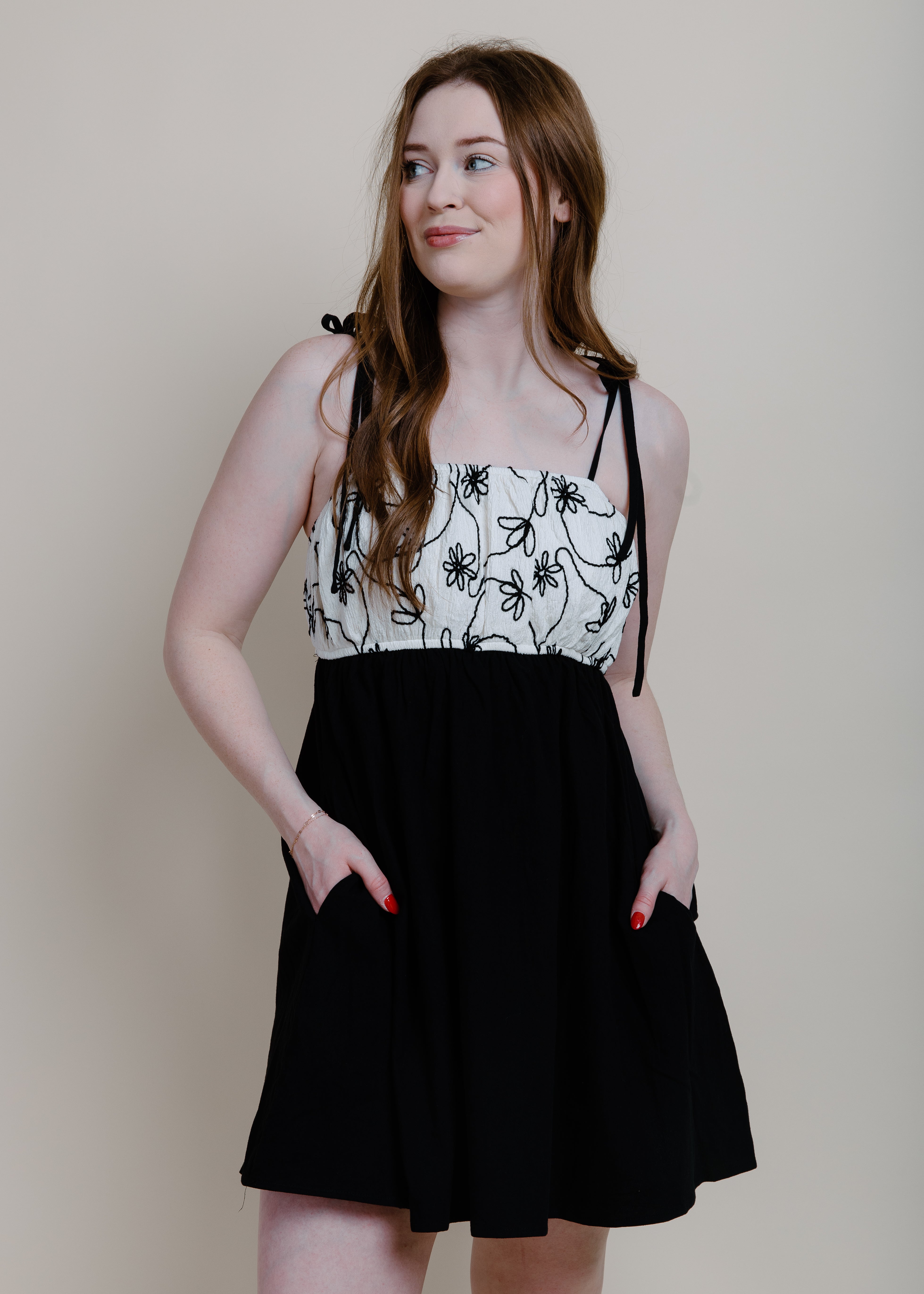 Adelaide Mini Dress - Black