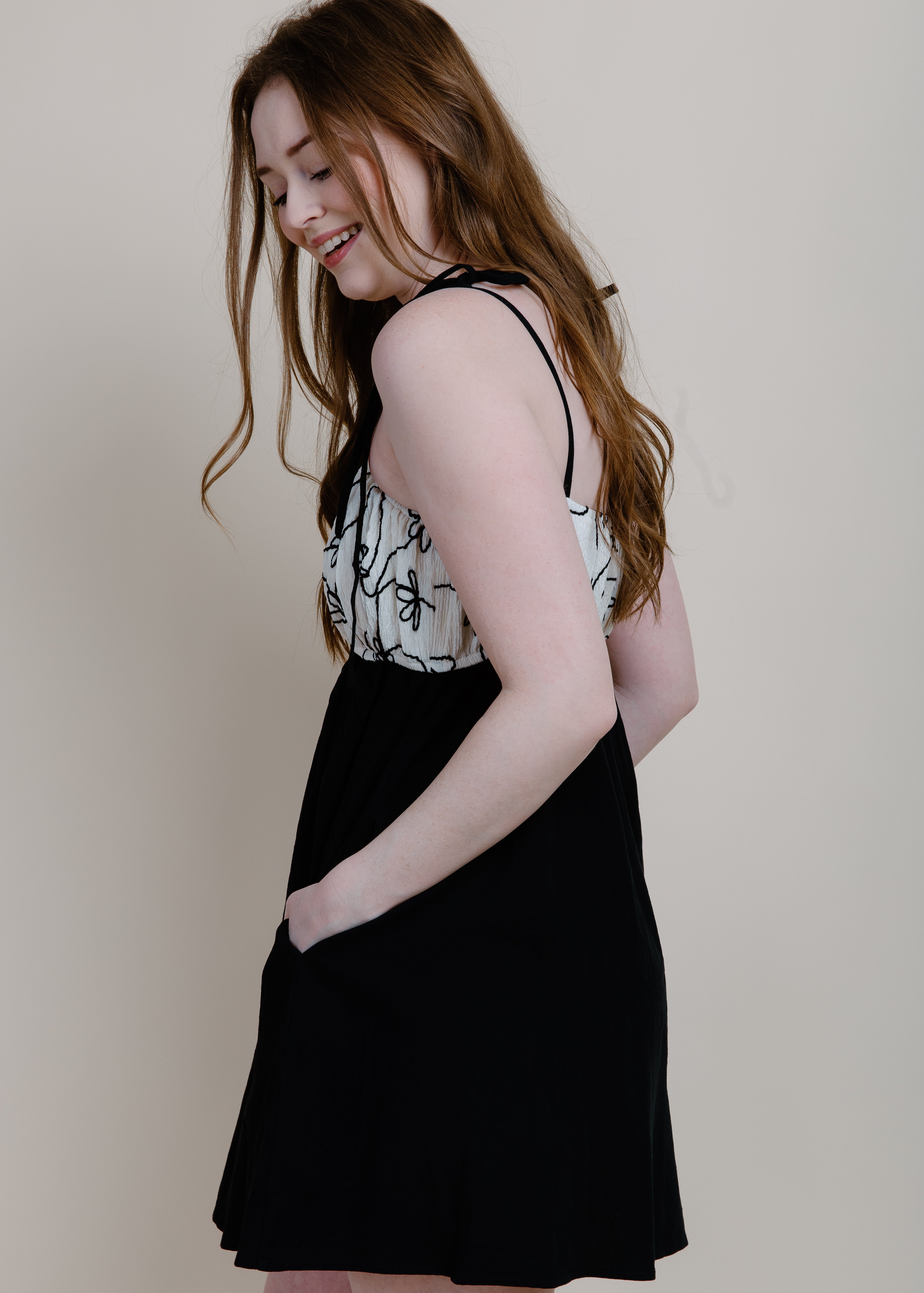 Adelaide Mini Dress - Black