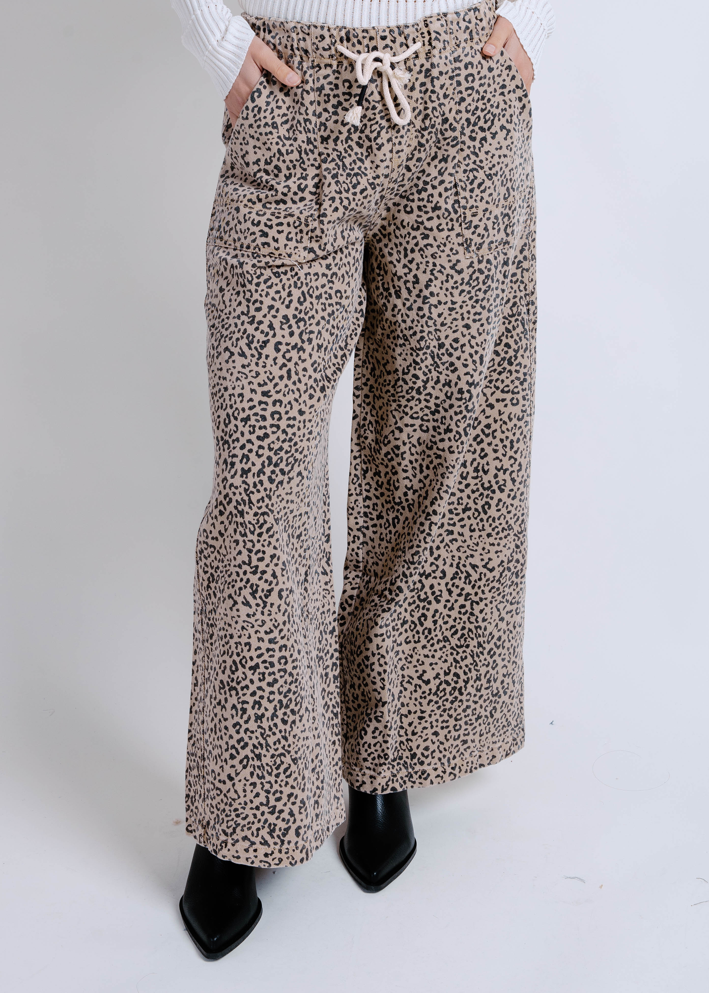 Annelise Leopard Tie Pants