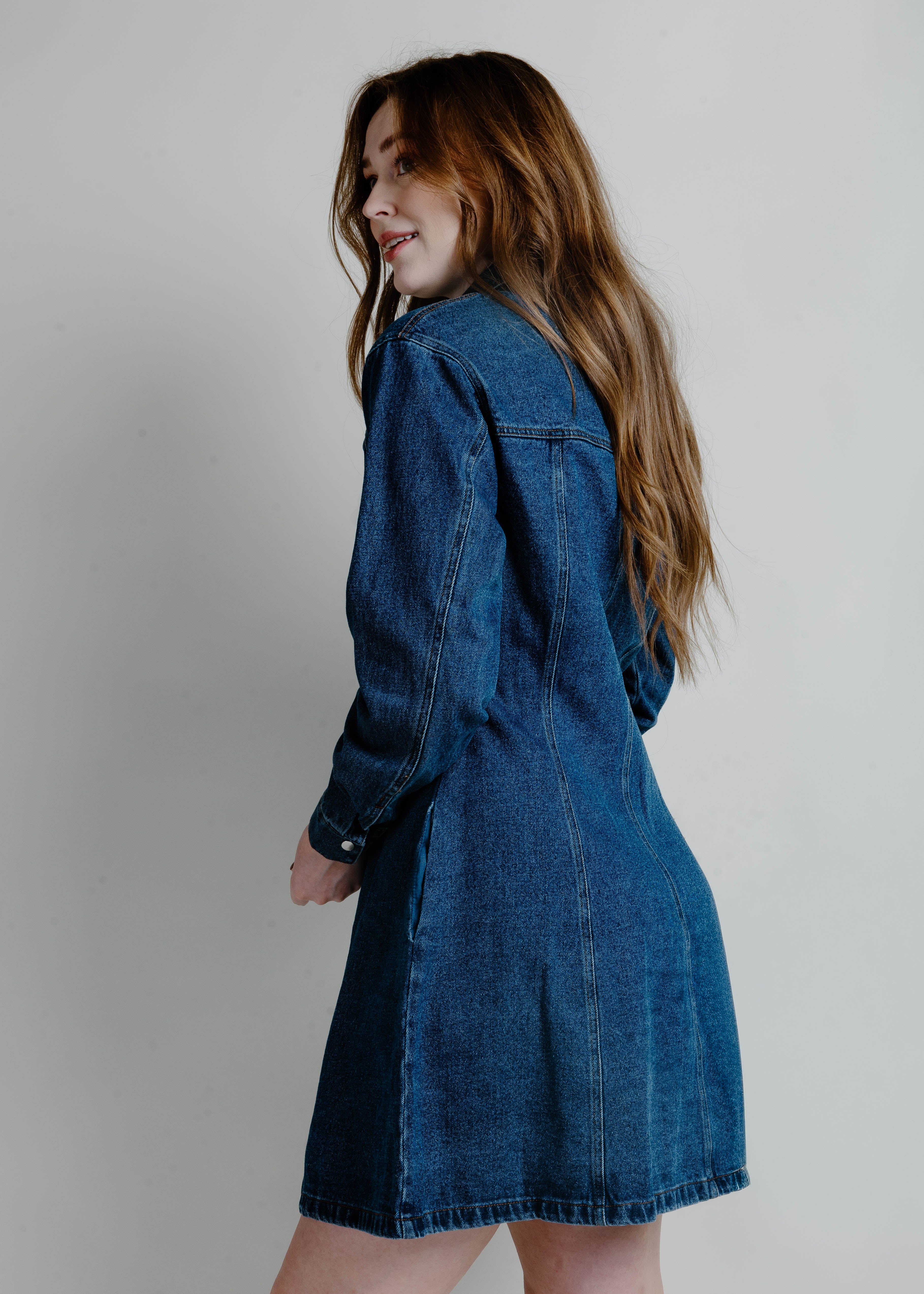 Athens Denim Mini Dress