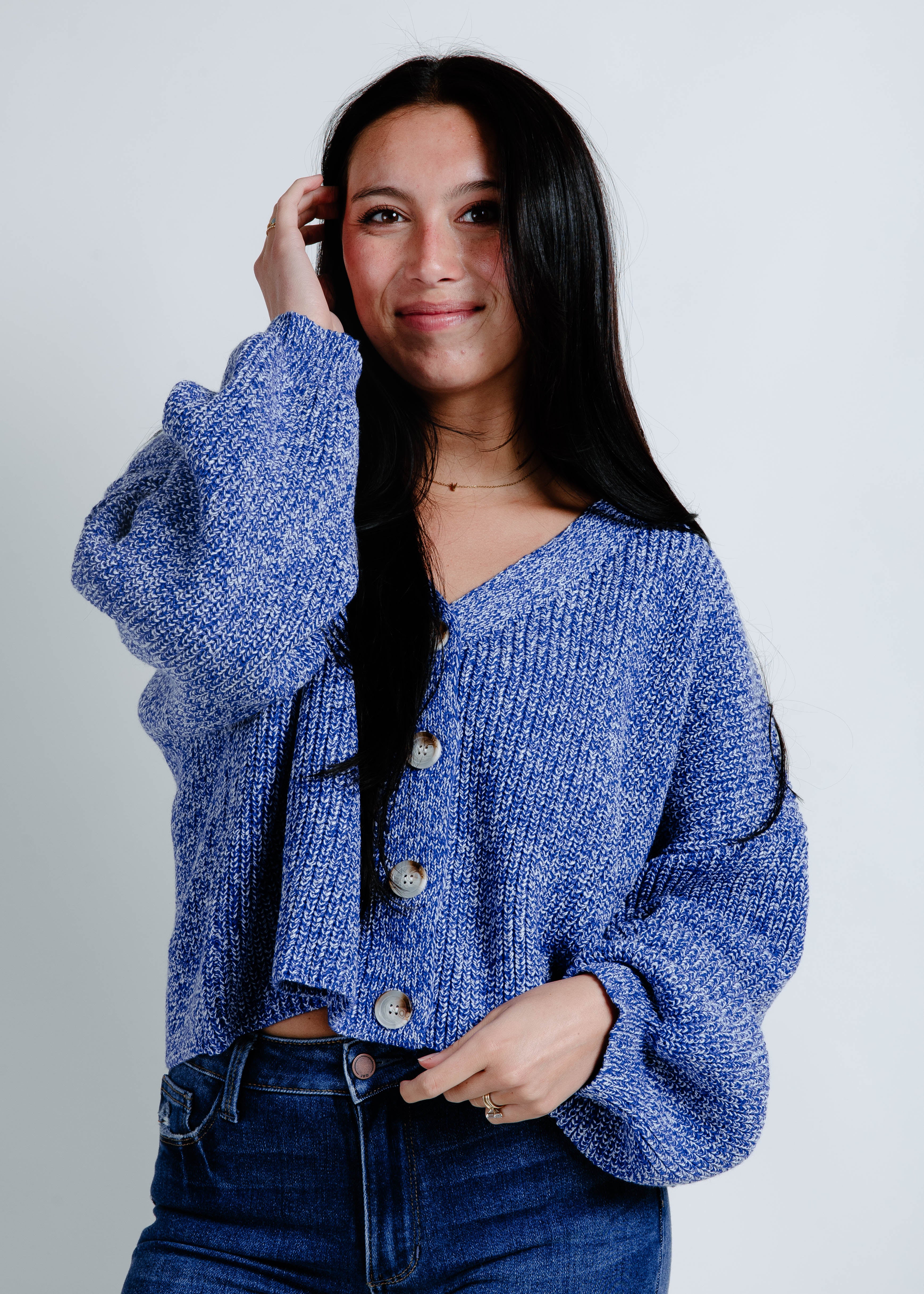 Bailey Cardigan - Blue