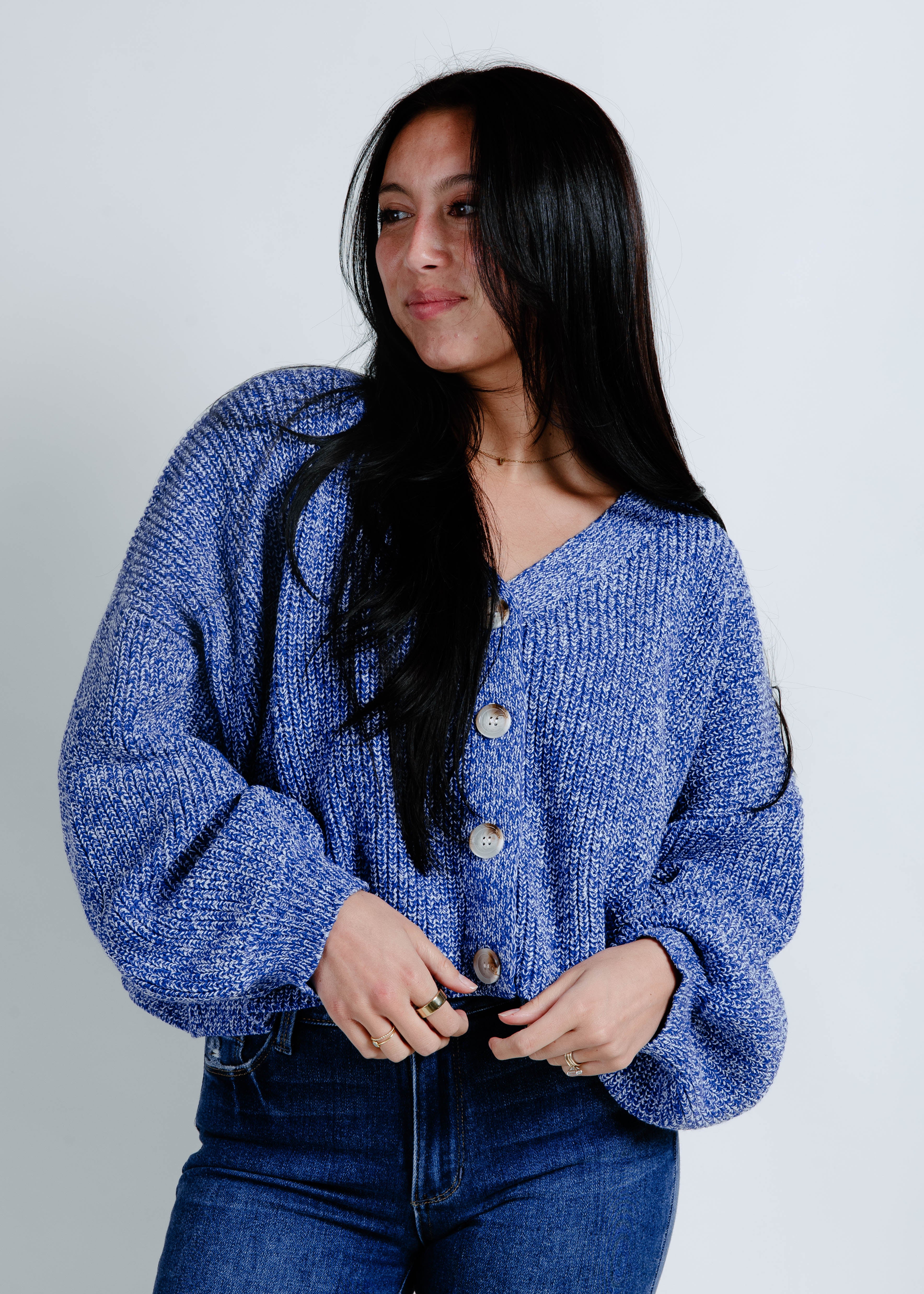 Bailey Cardigan - Blue