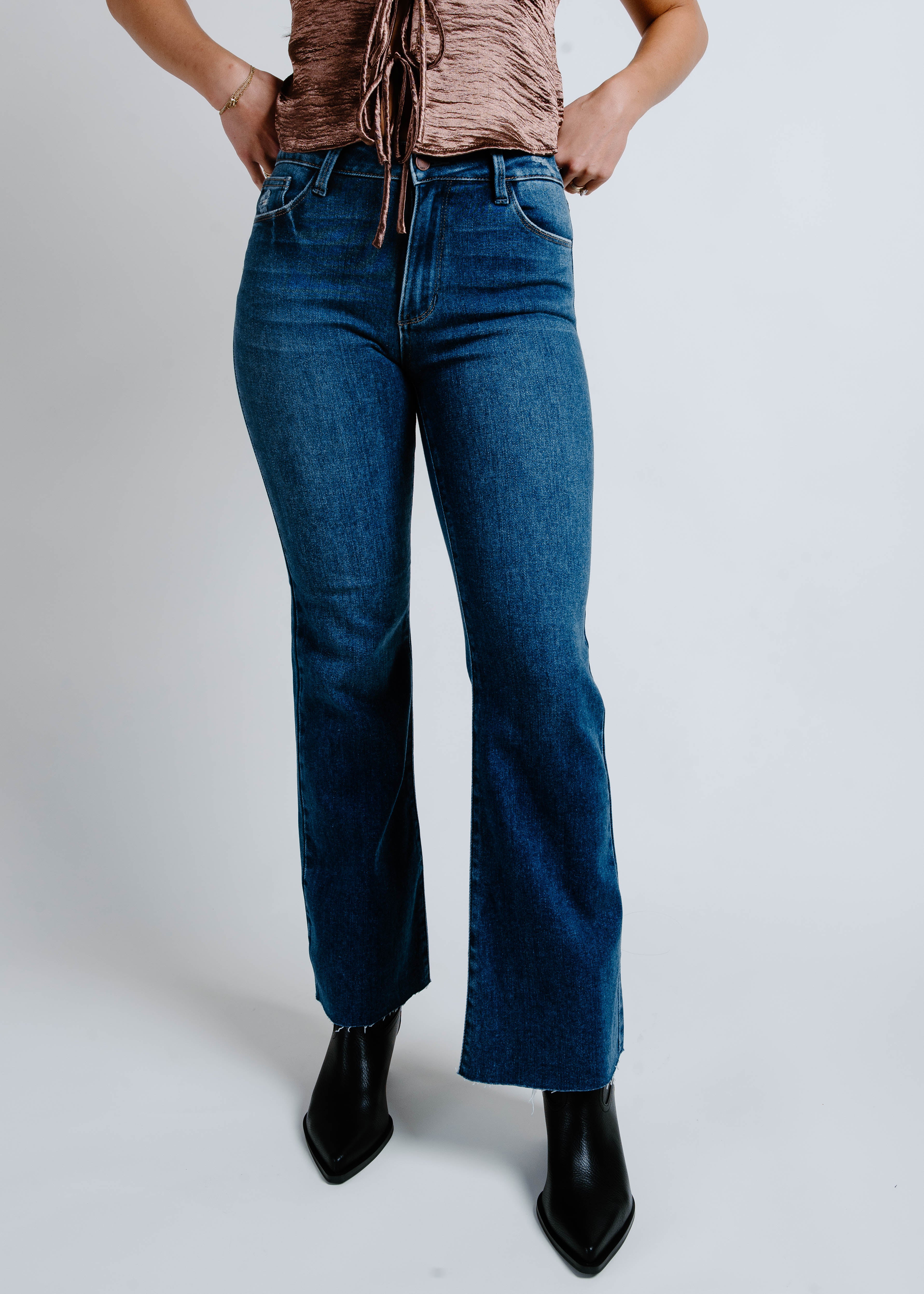 Bailey Flare Denim - Dark