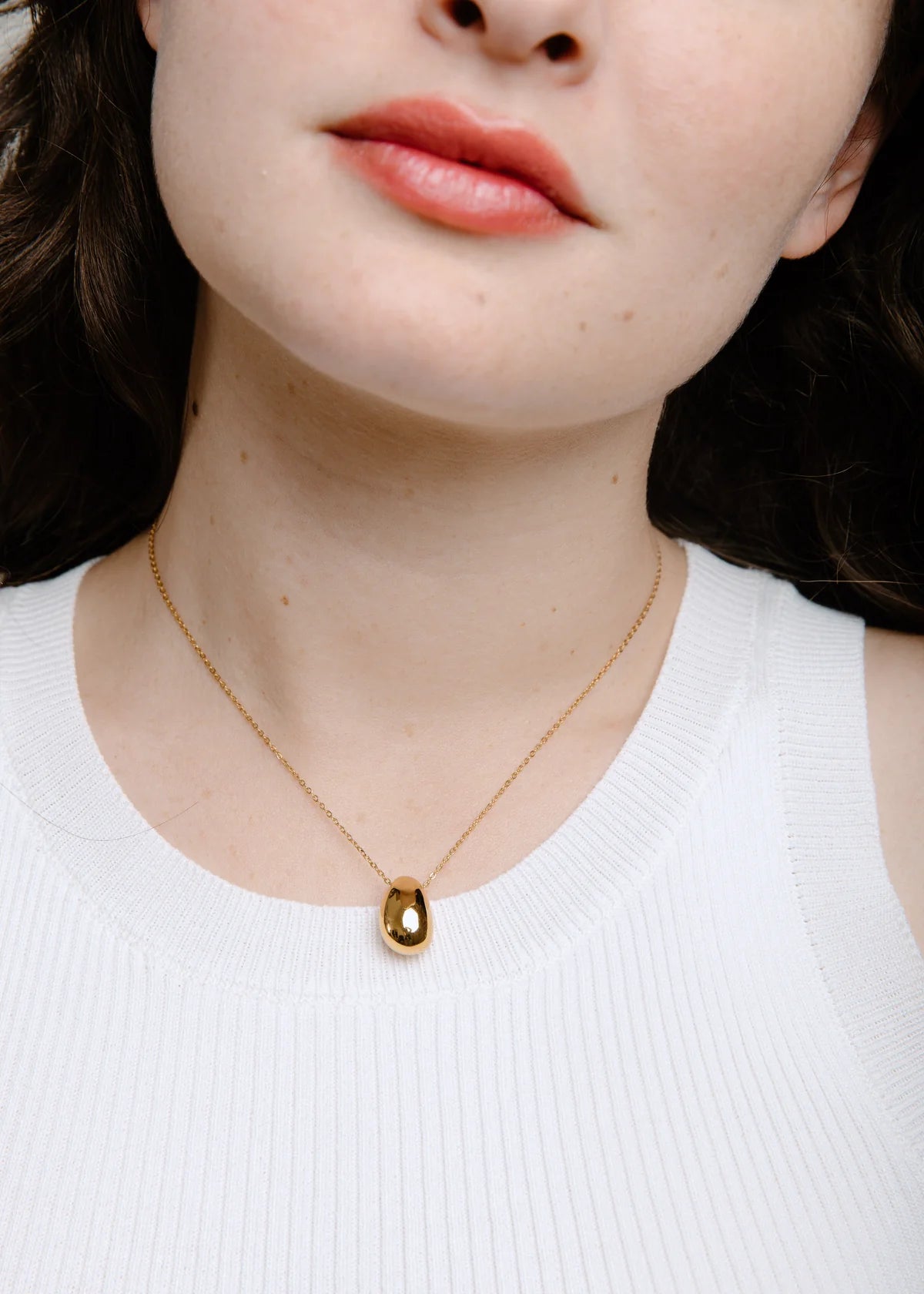 Ball Drop Necklace - Gold