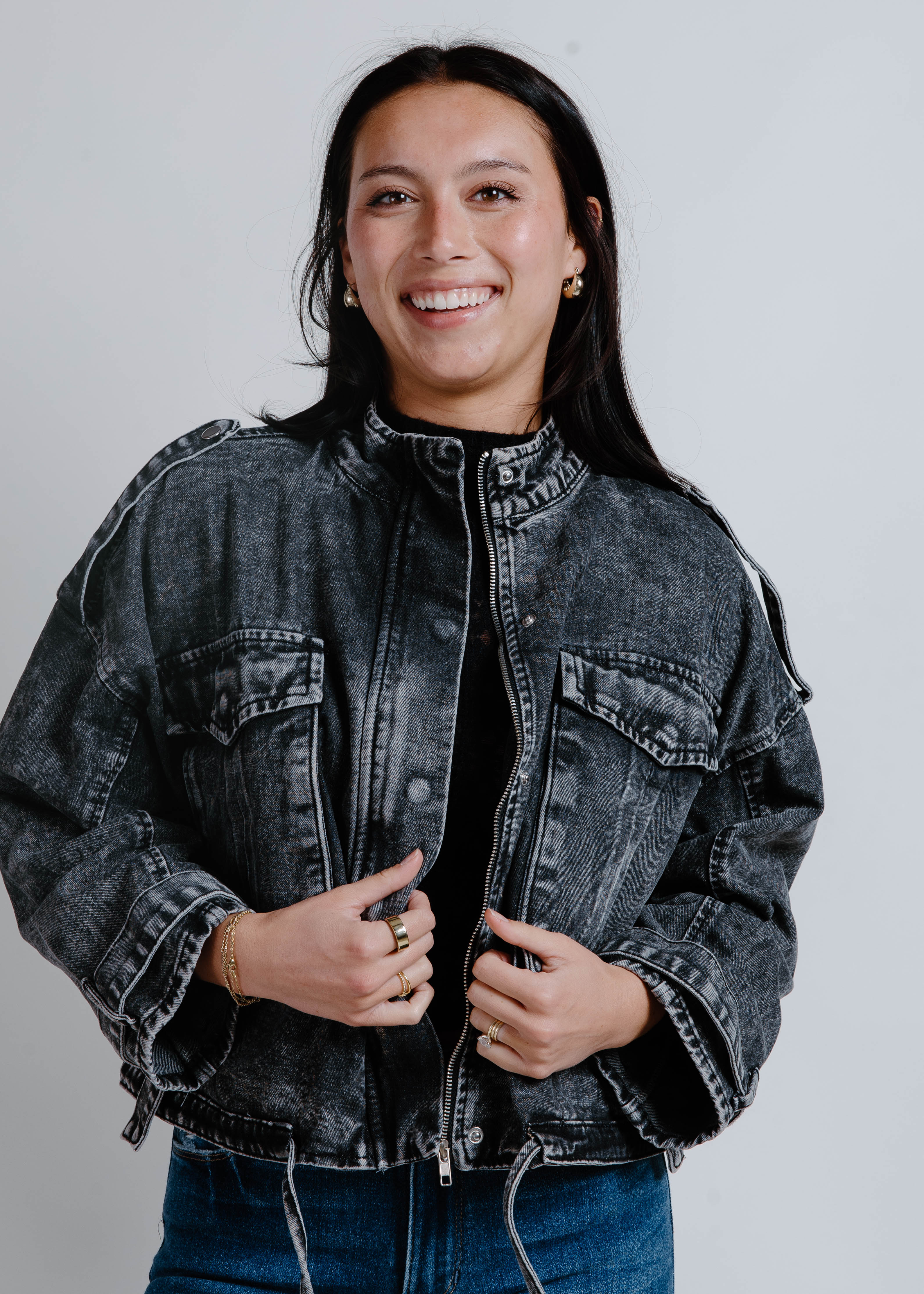 Brooklyn Utility Jacket - Black