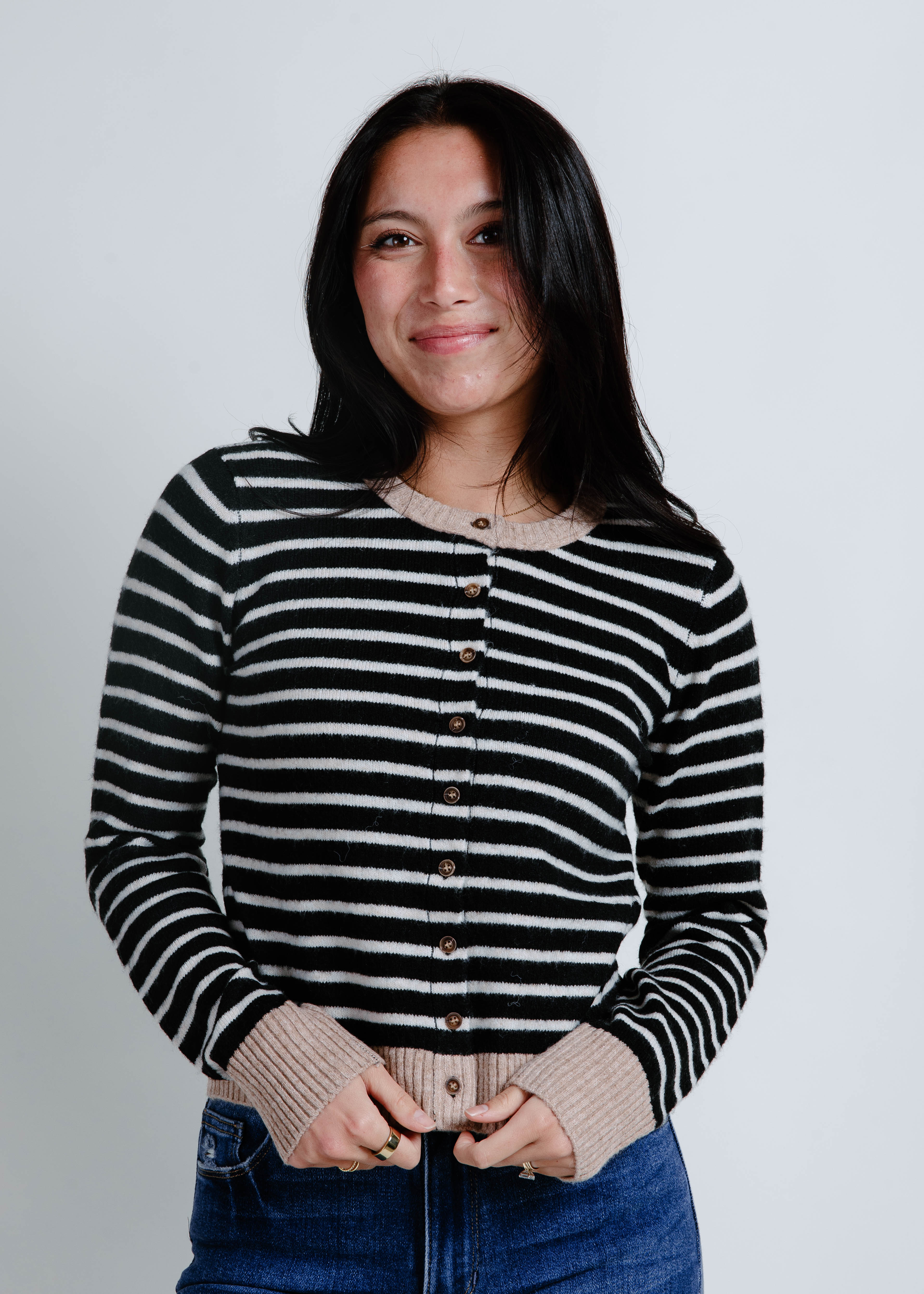 Carleigh Striped Cardigan