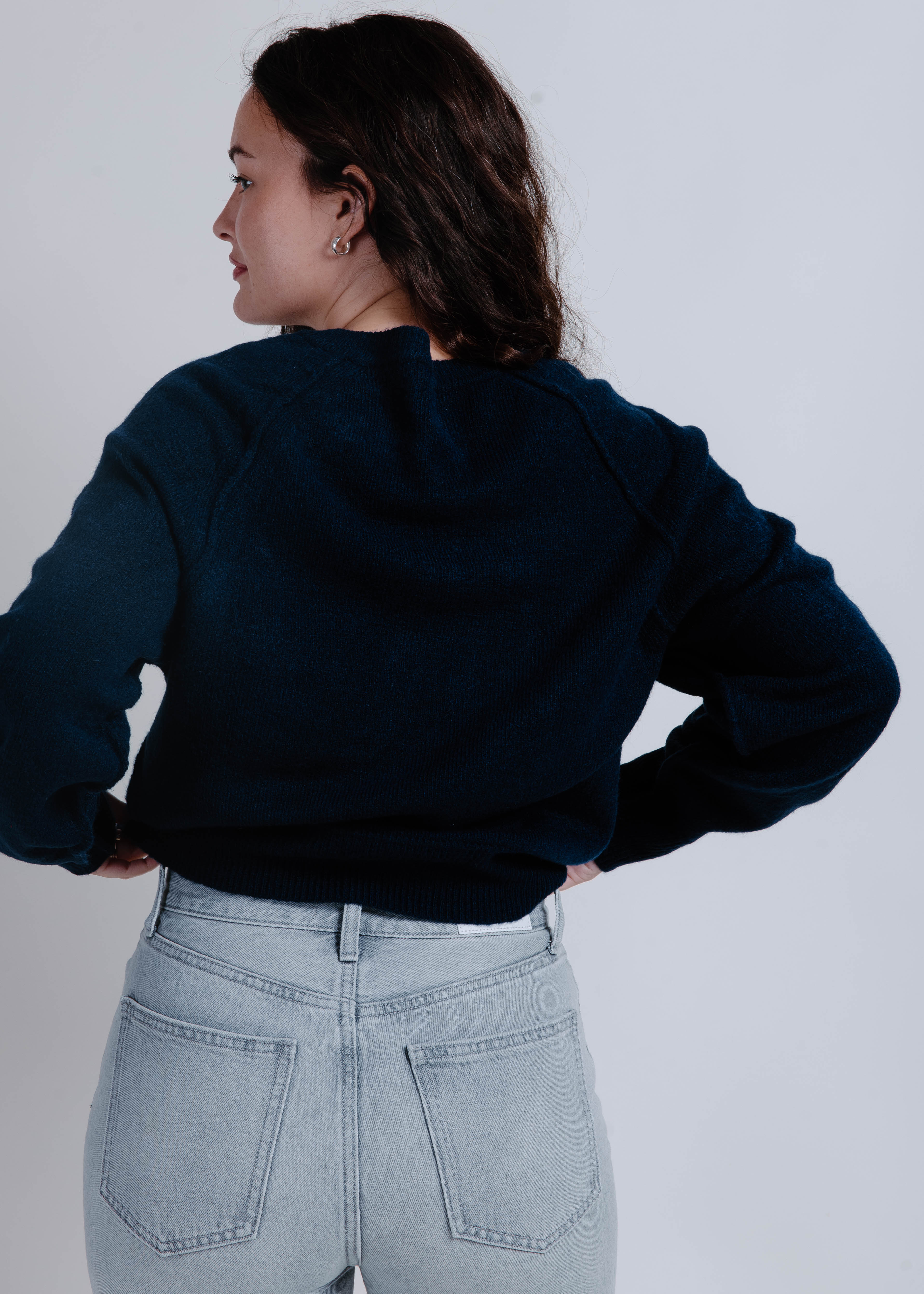 Cortland Knit Sweater - Navy