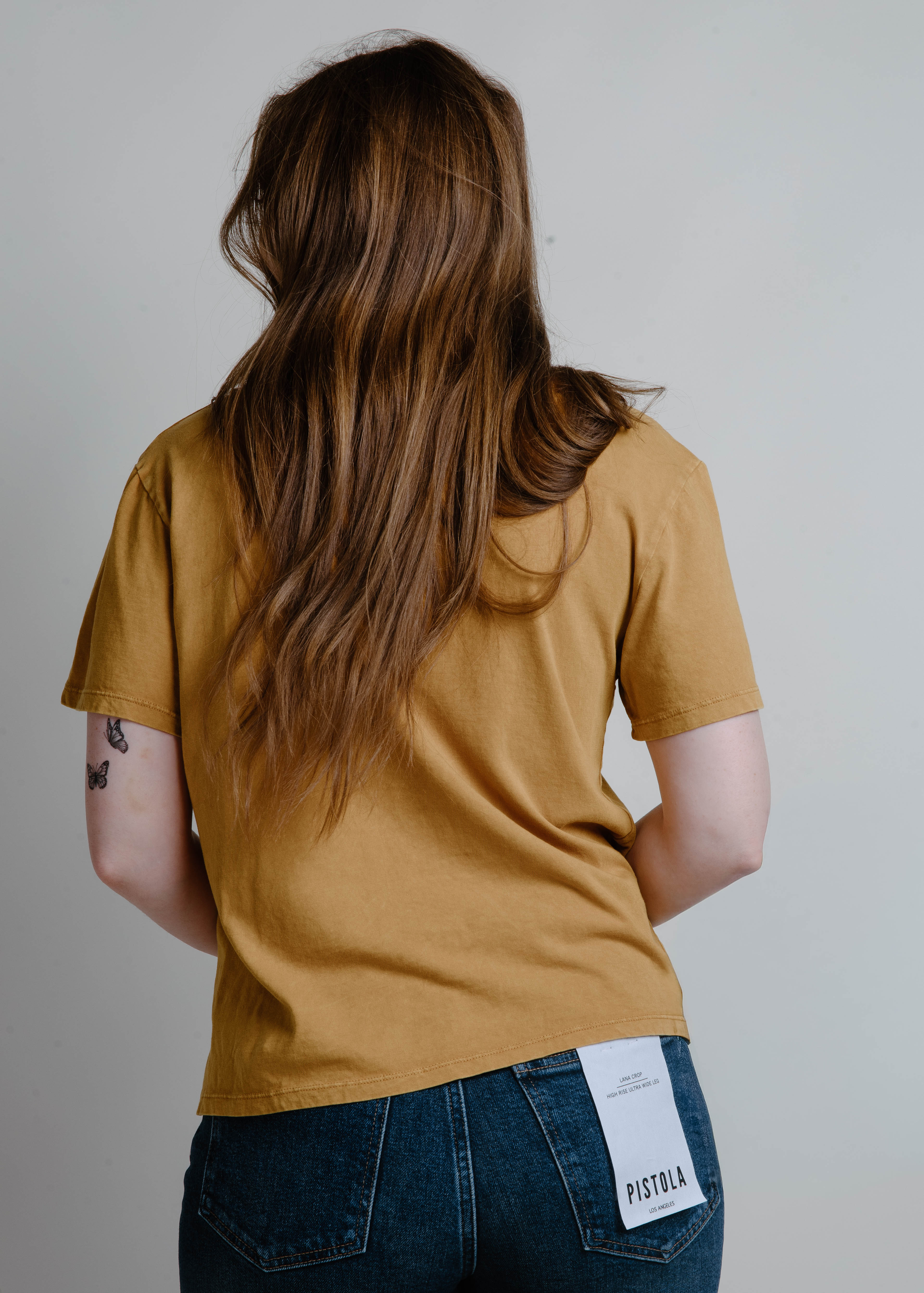 Country Music and Cocktails Graphic Tee - Mustard