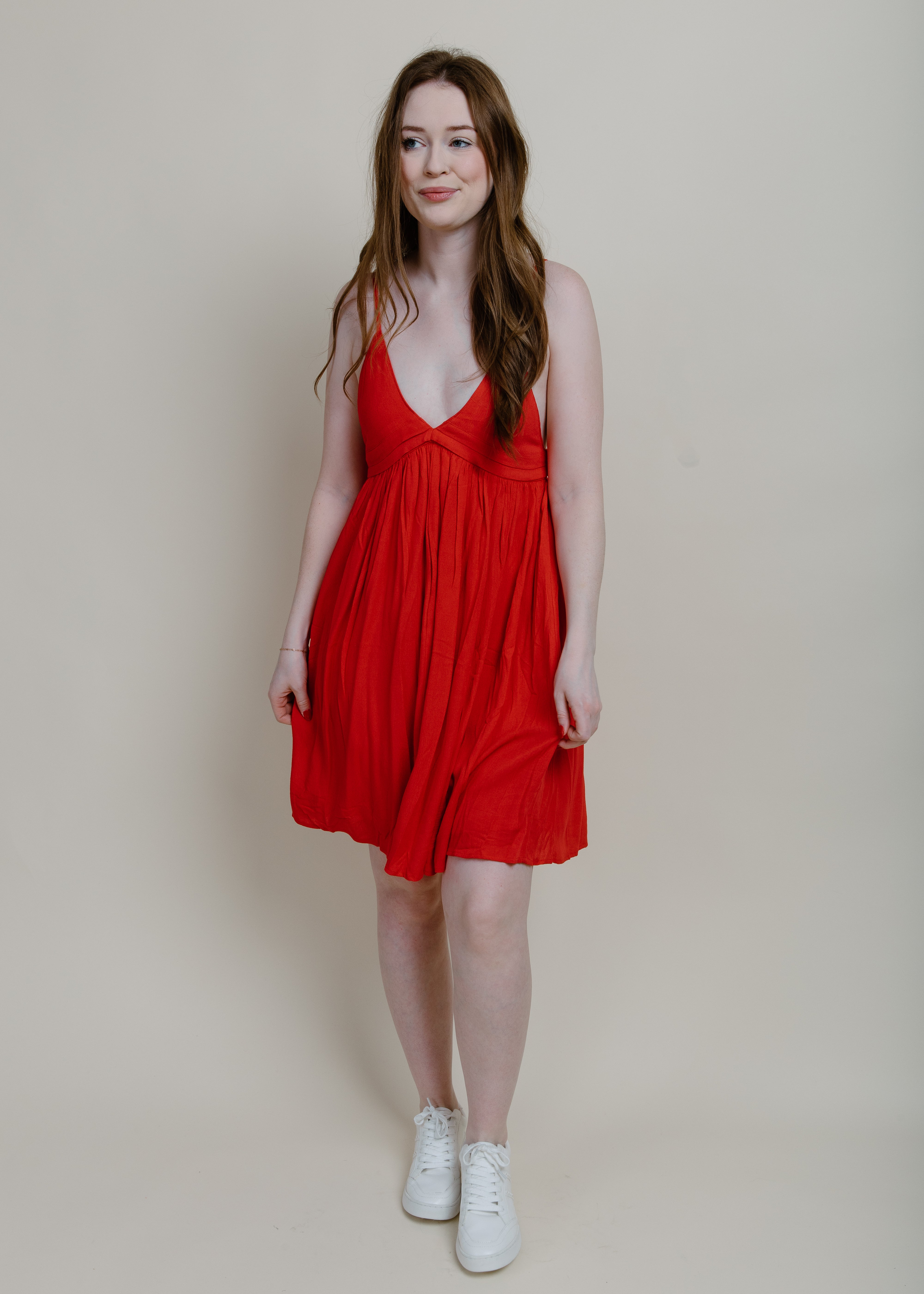 Darci Mini Dress - Red