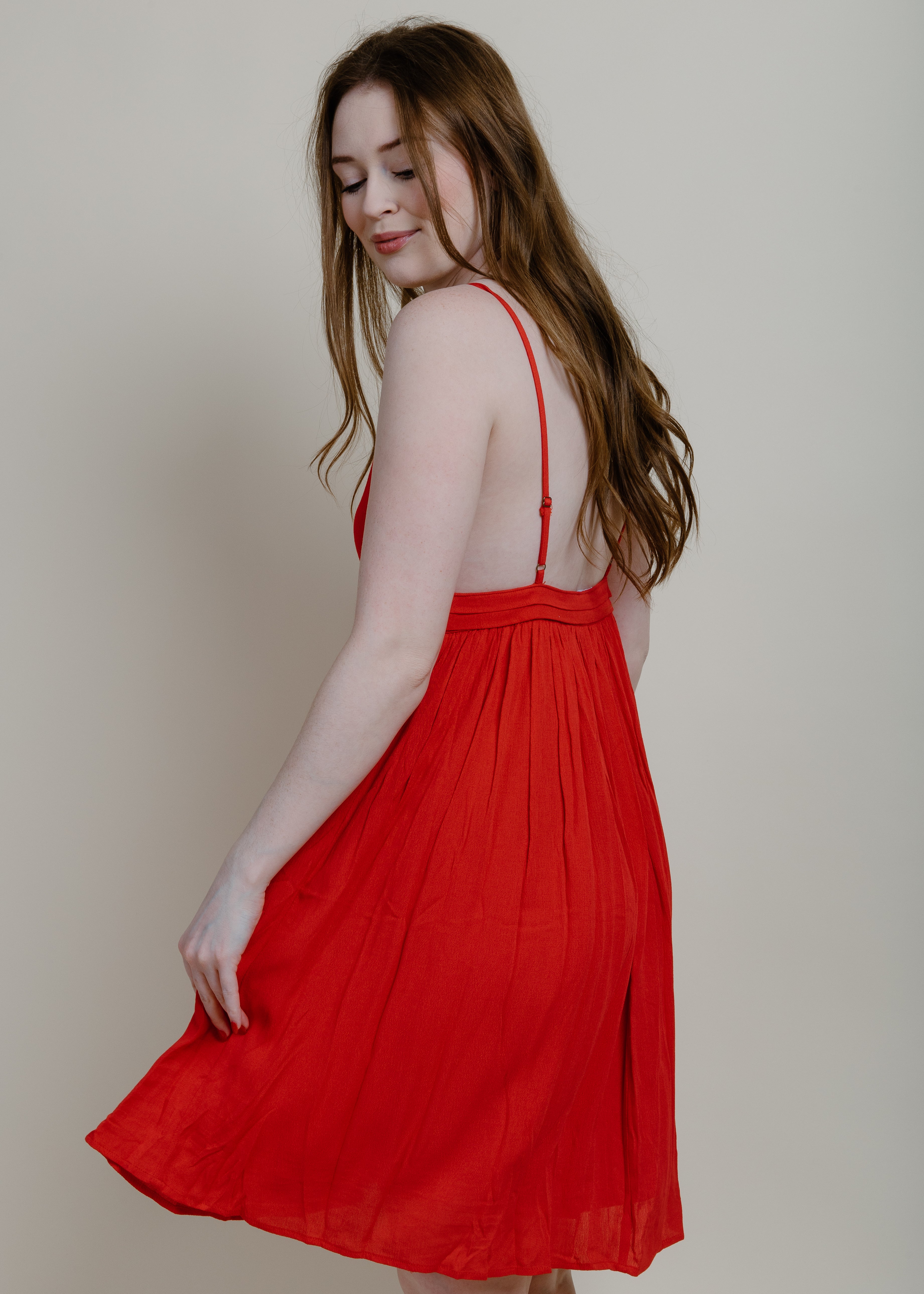 Darci Mini Dress - Red