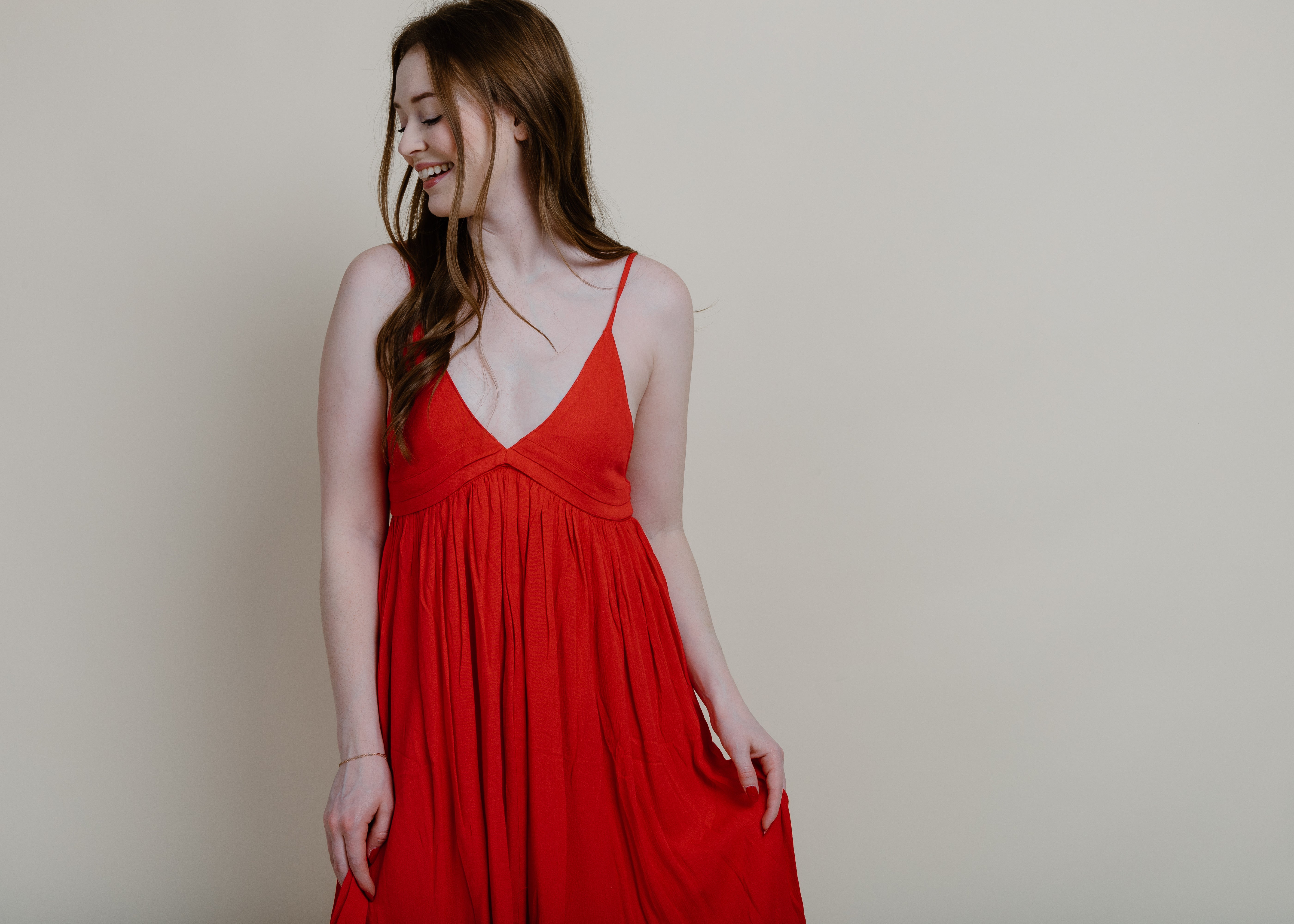 Darci Mini Dress - Red