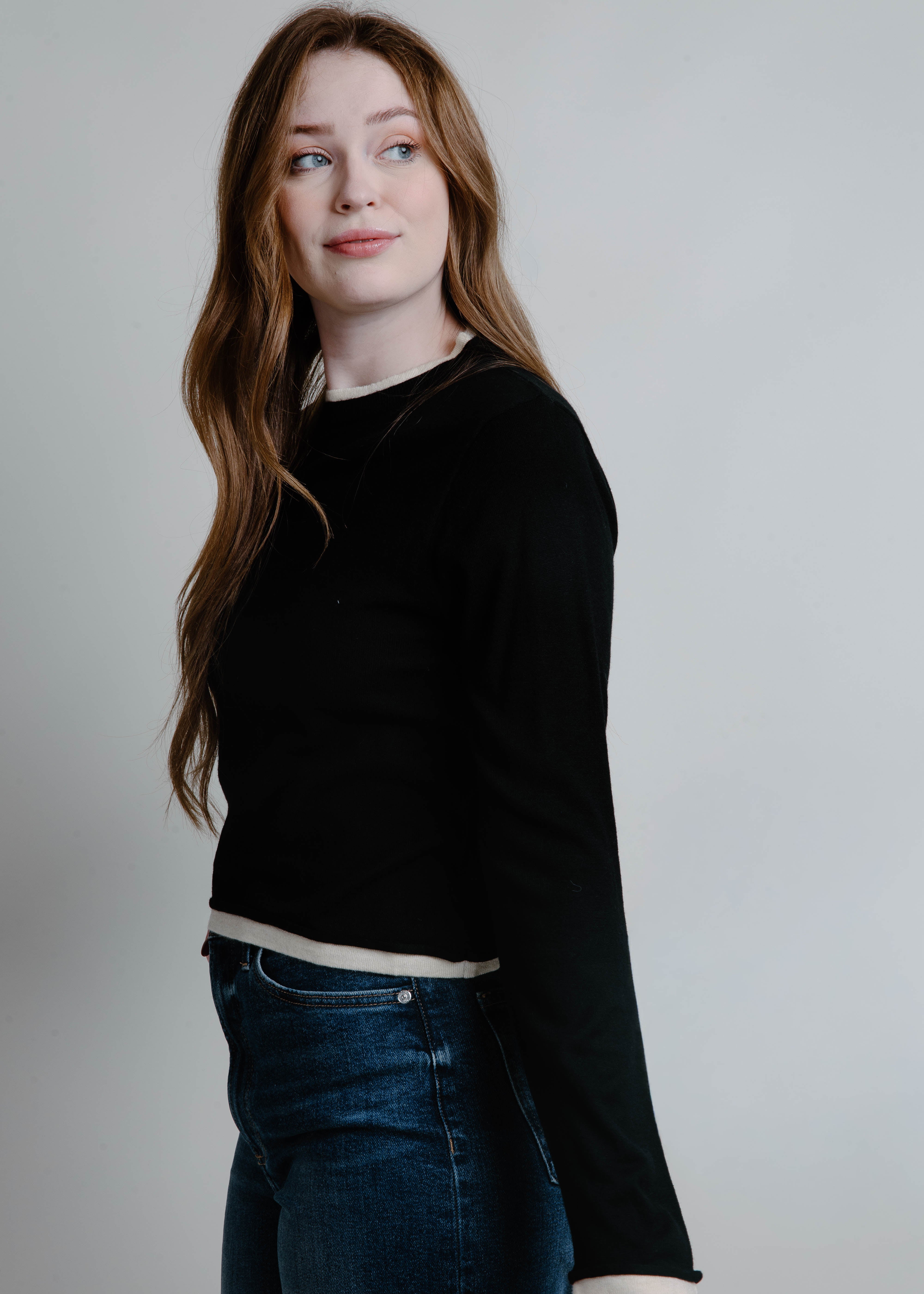 Draper Long Sleeve Top - Black