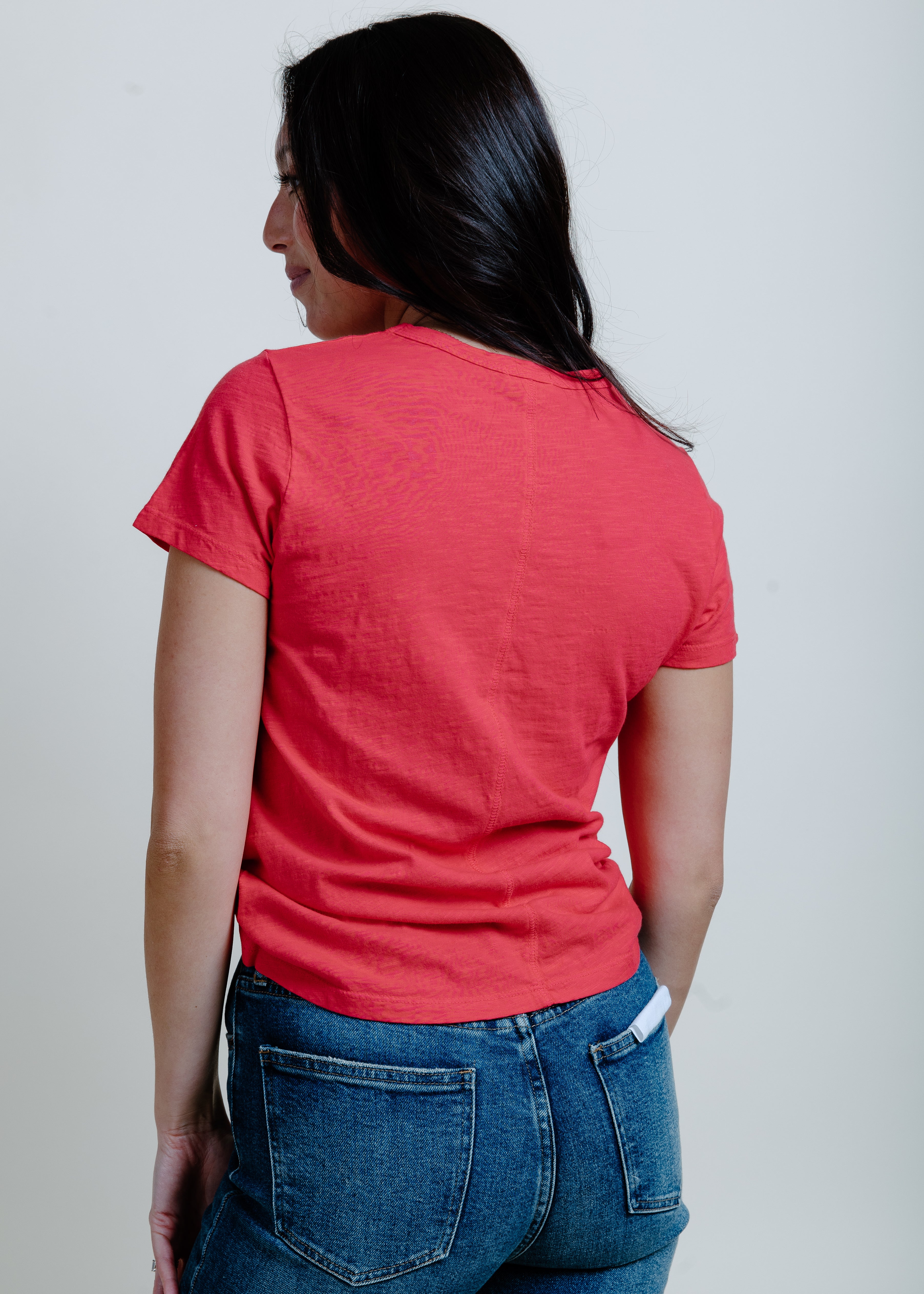 Everyday Simple Tee - Poppy Red