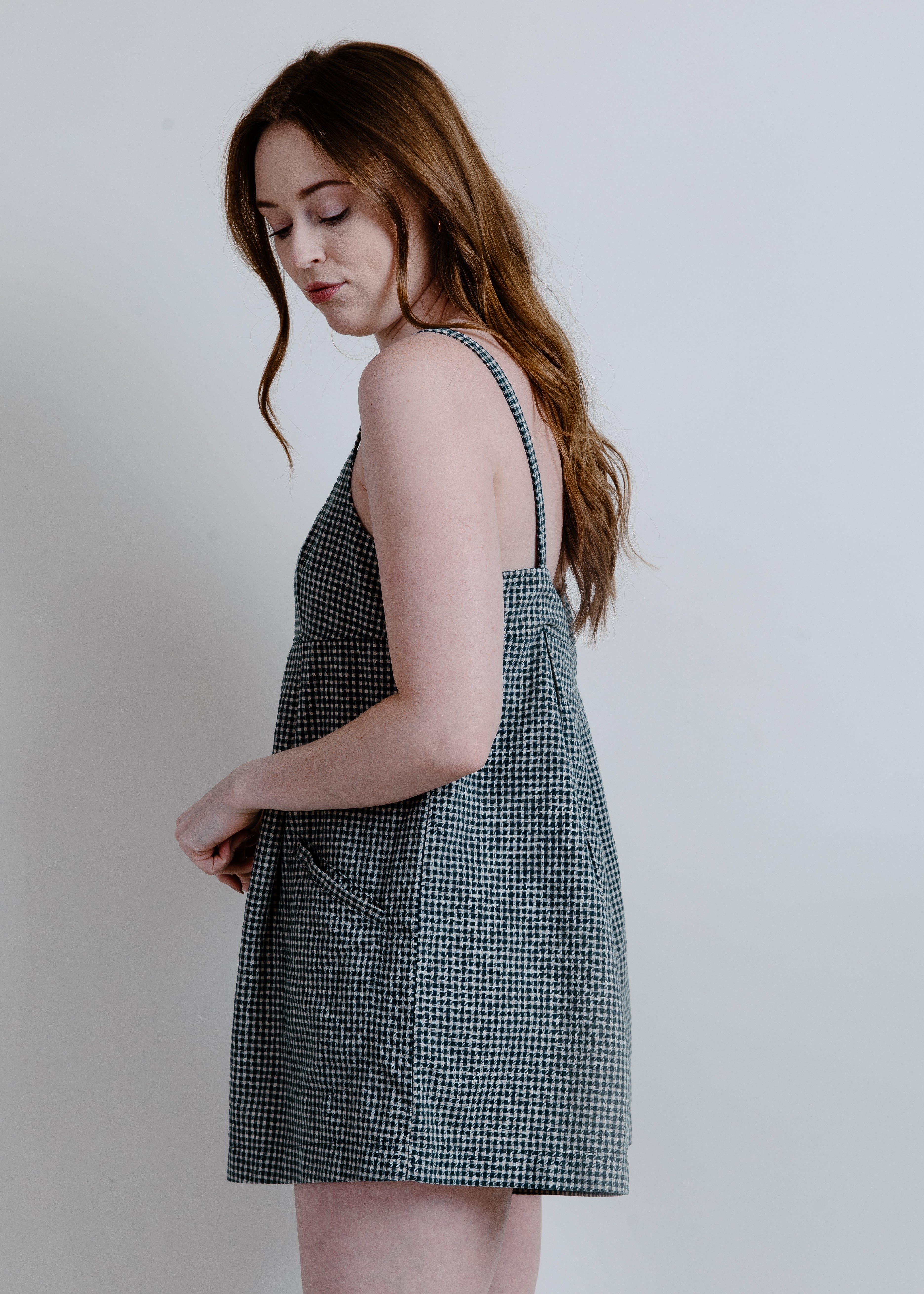 Ginger Plaid Romper