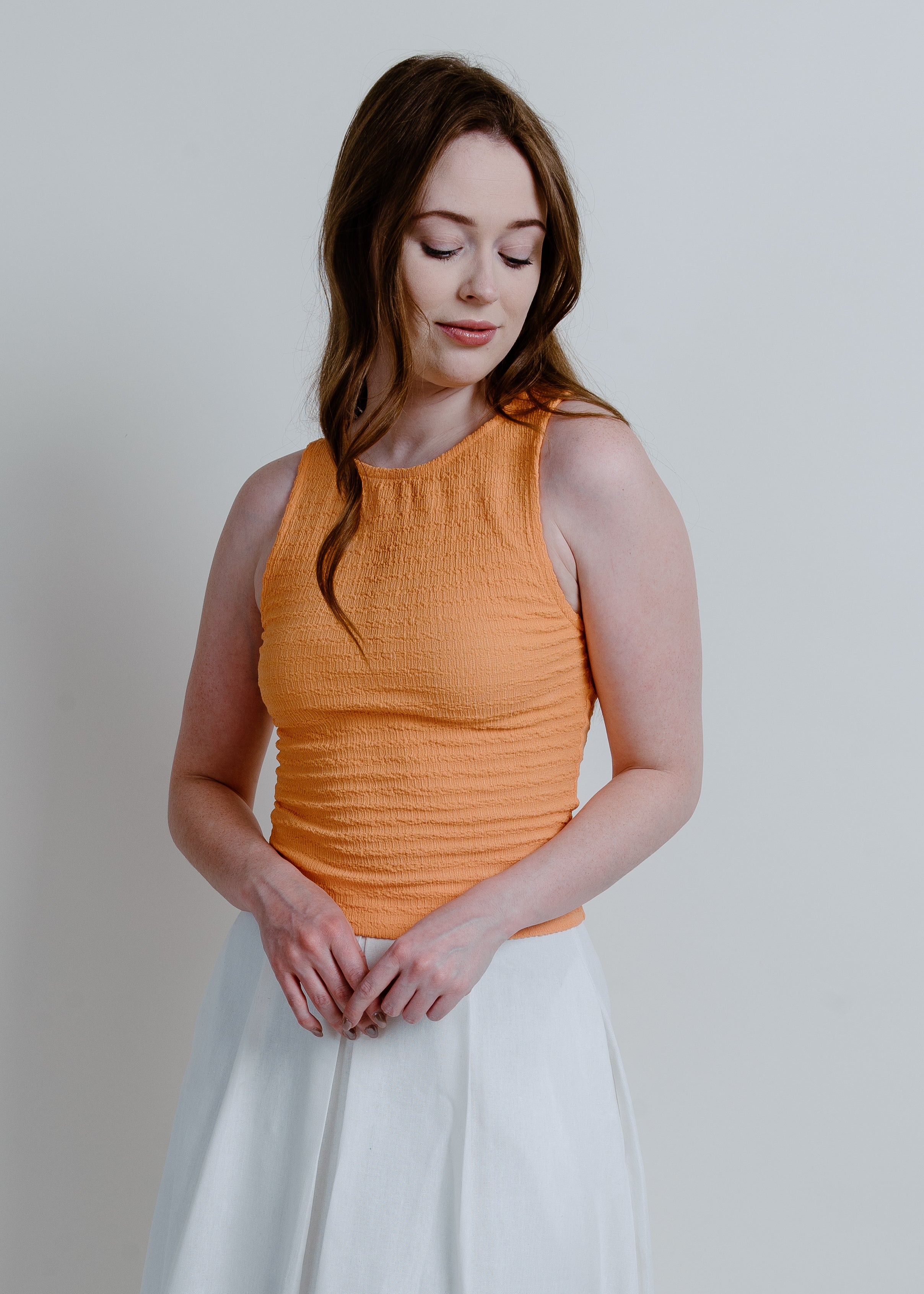 Honeysuckle Textured Tank