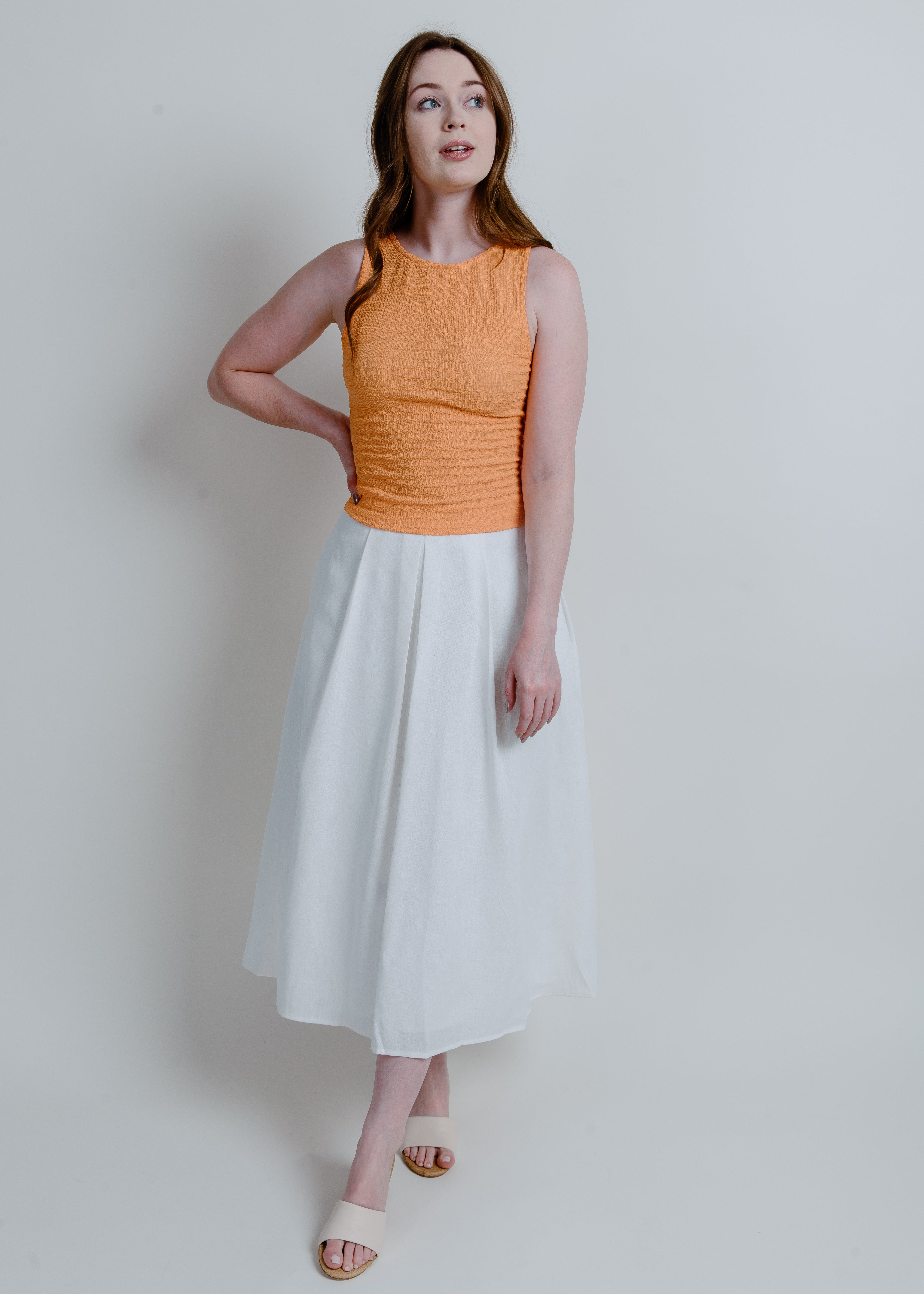 Honeysuckle Textured Tank