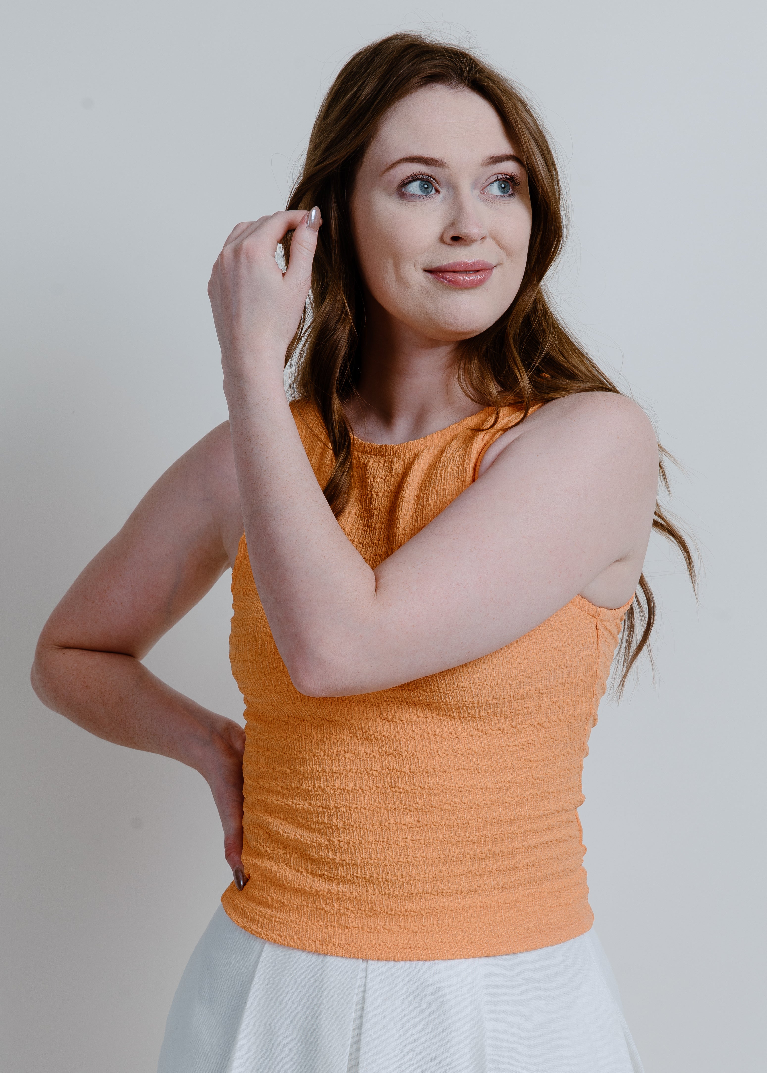 Honeysuckle Textured Tank