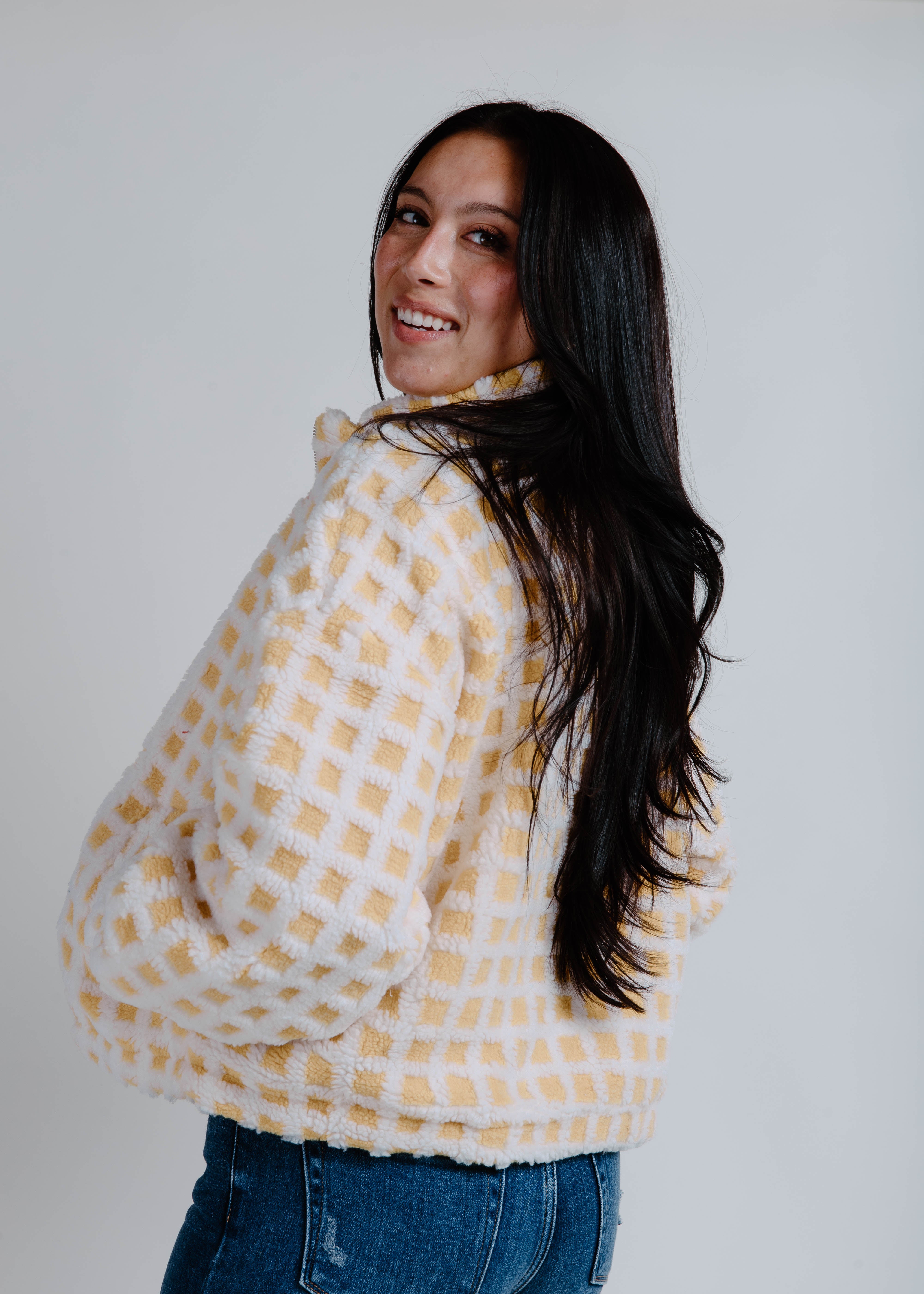 Jenni Sherpa Jacket - Ivory