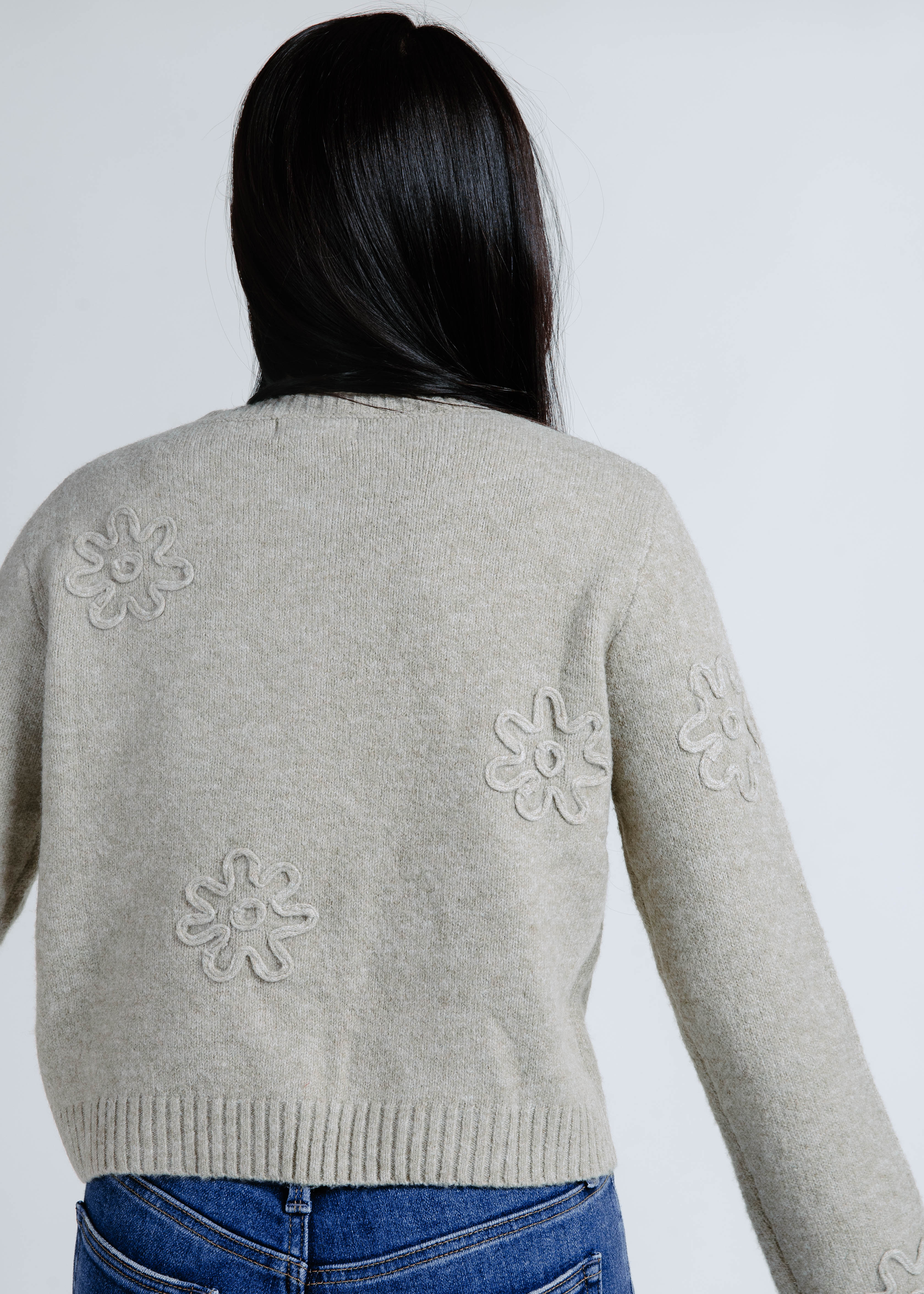 Kaila Floral Cardigan - Green