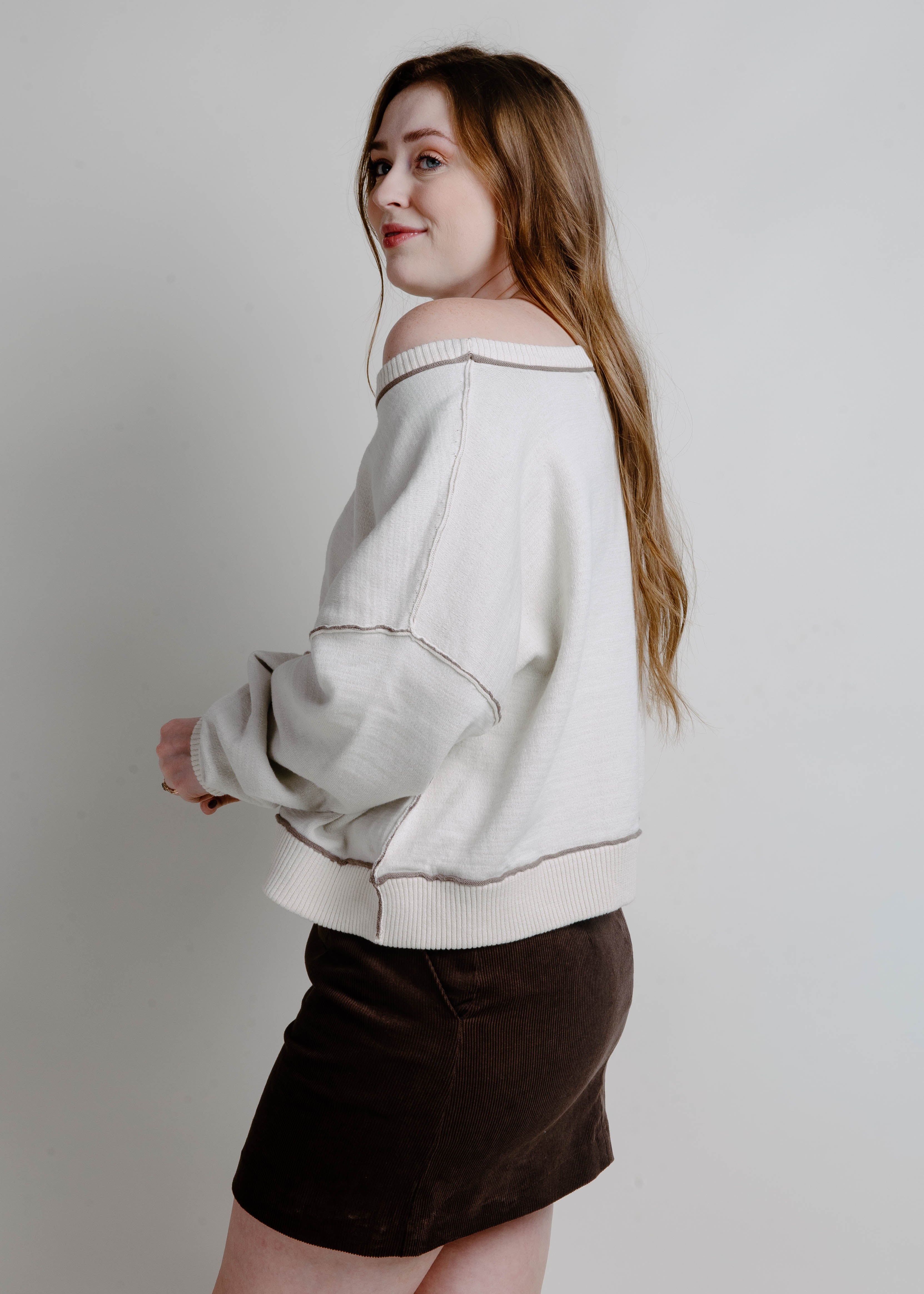 Landon Knit Sweater - Cream