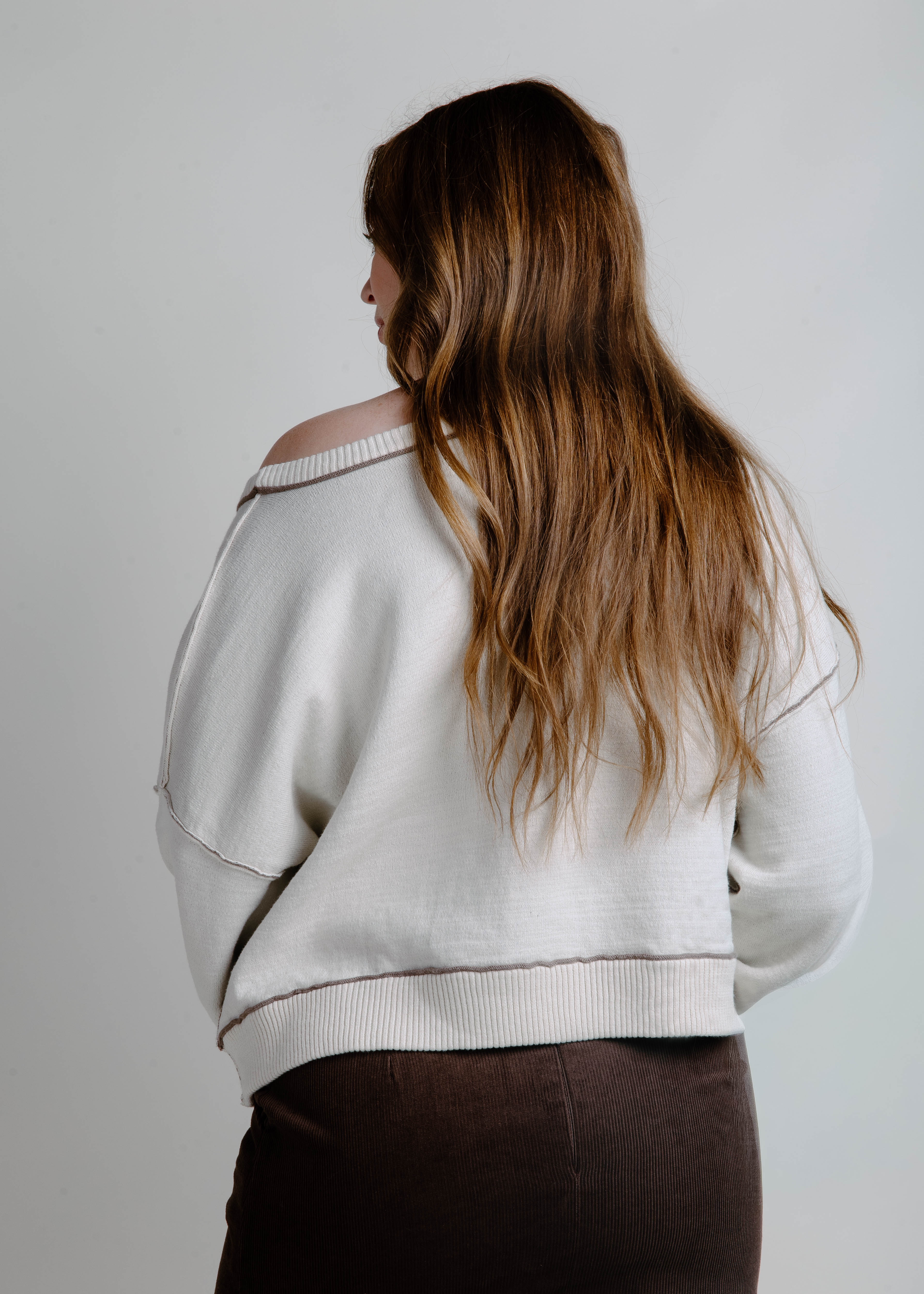 Landon Knit Sweater - Cream