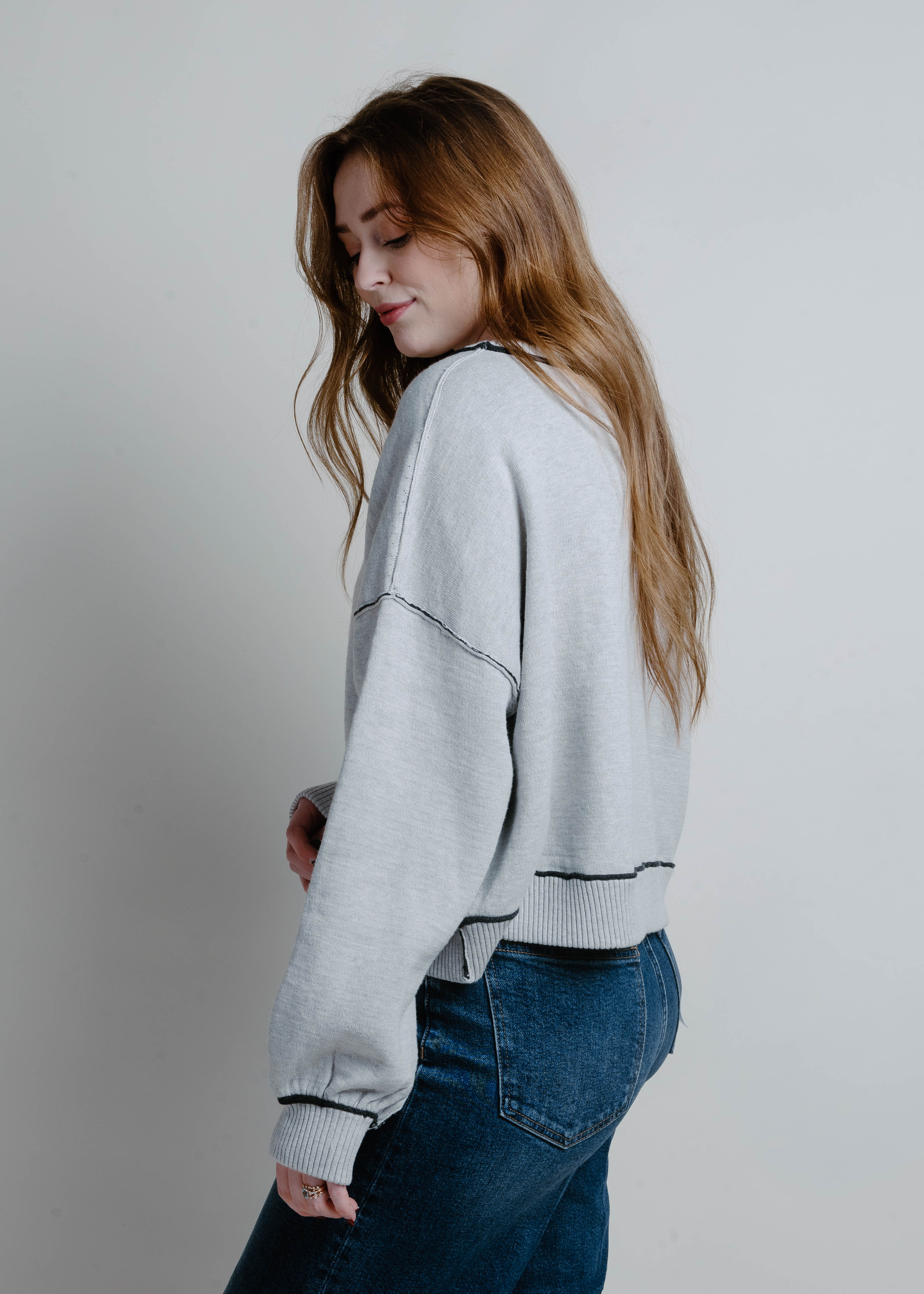 Landon Knit Sweater - Grey