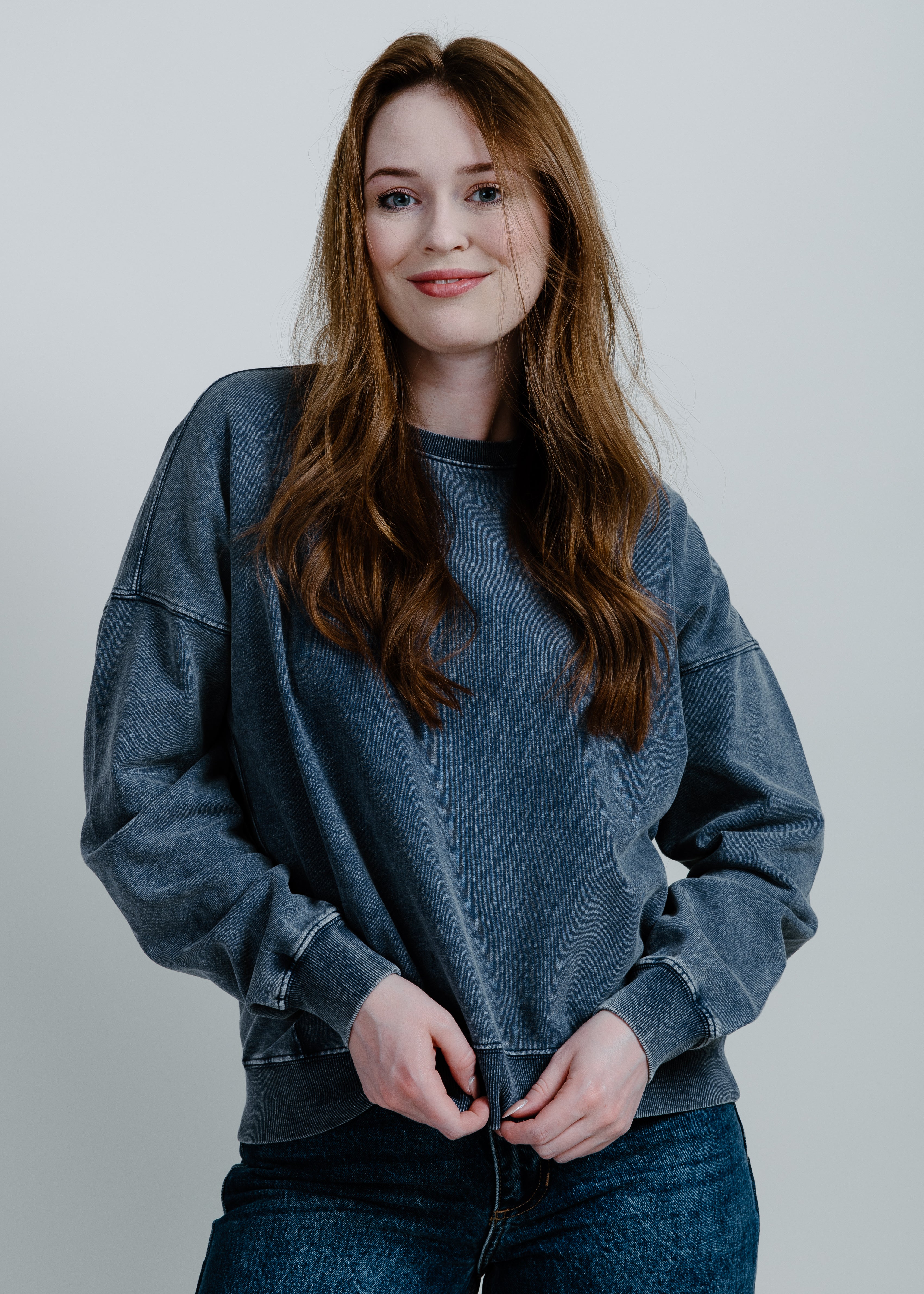 Lane Crewneck - Indigo