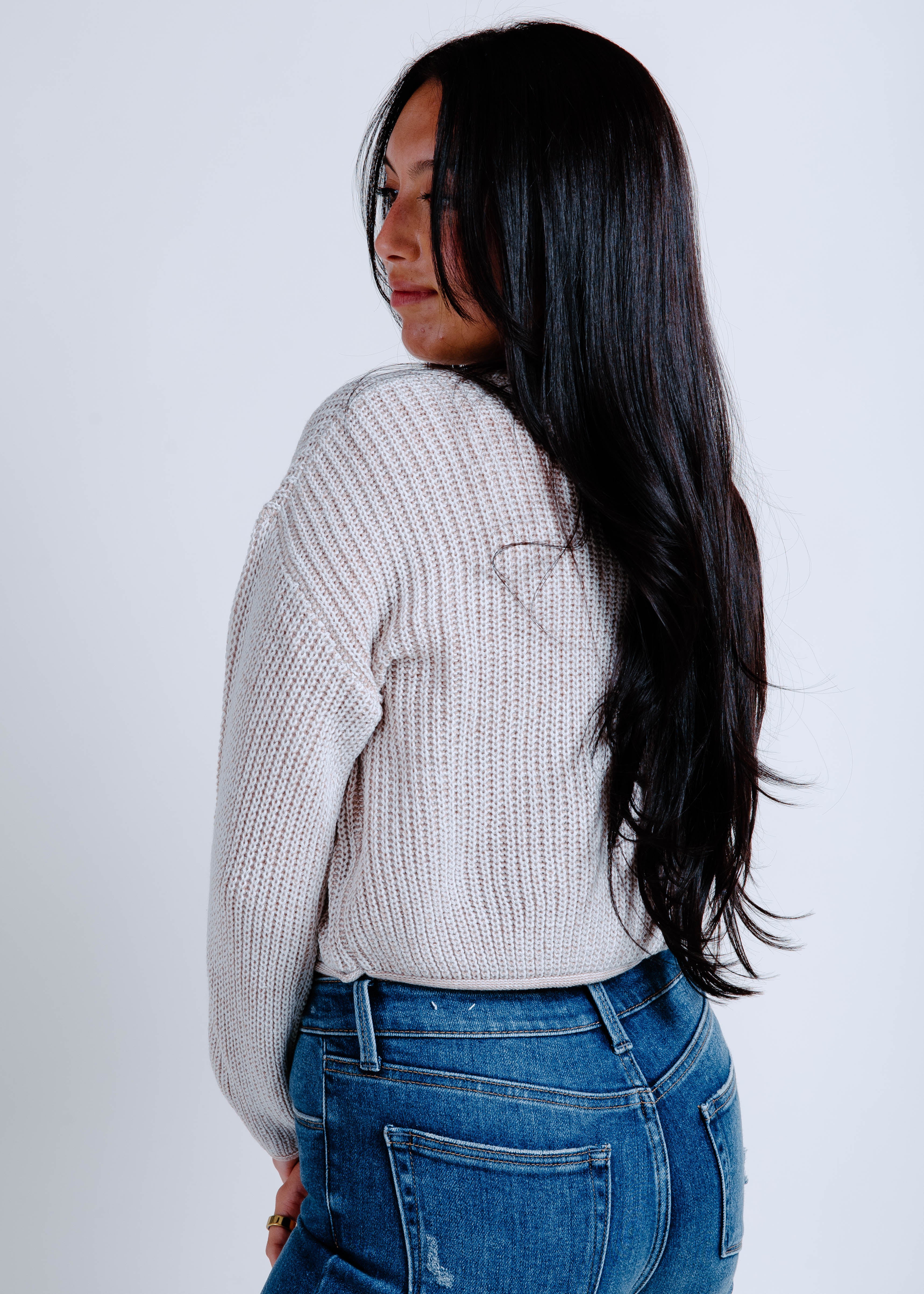 Lennie Knit Pullover - Light Taupe