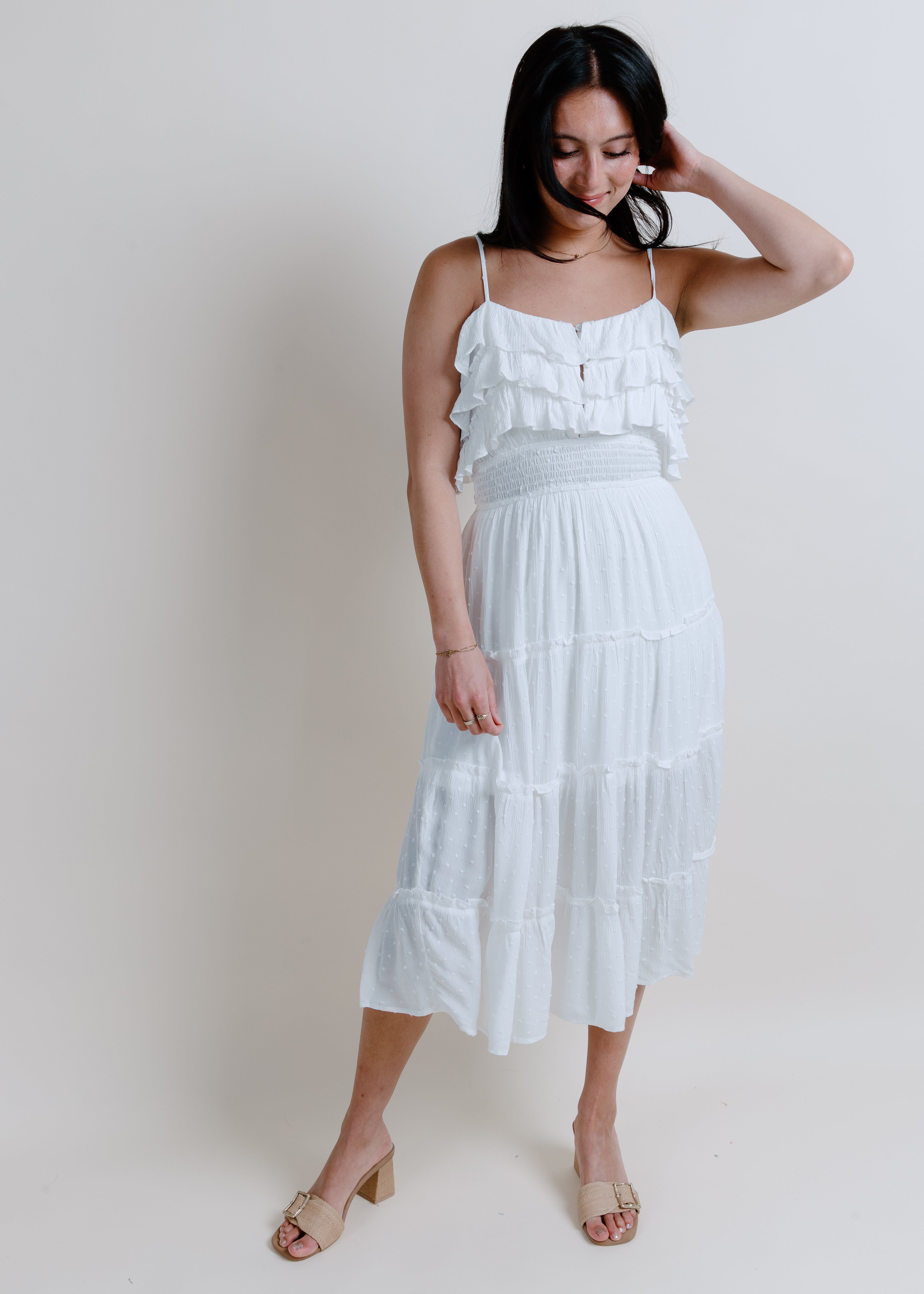 Michelle Tiered Midi Dress