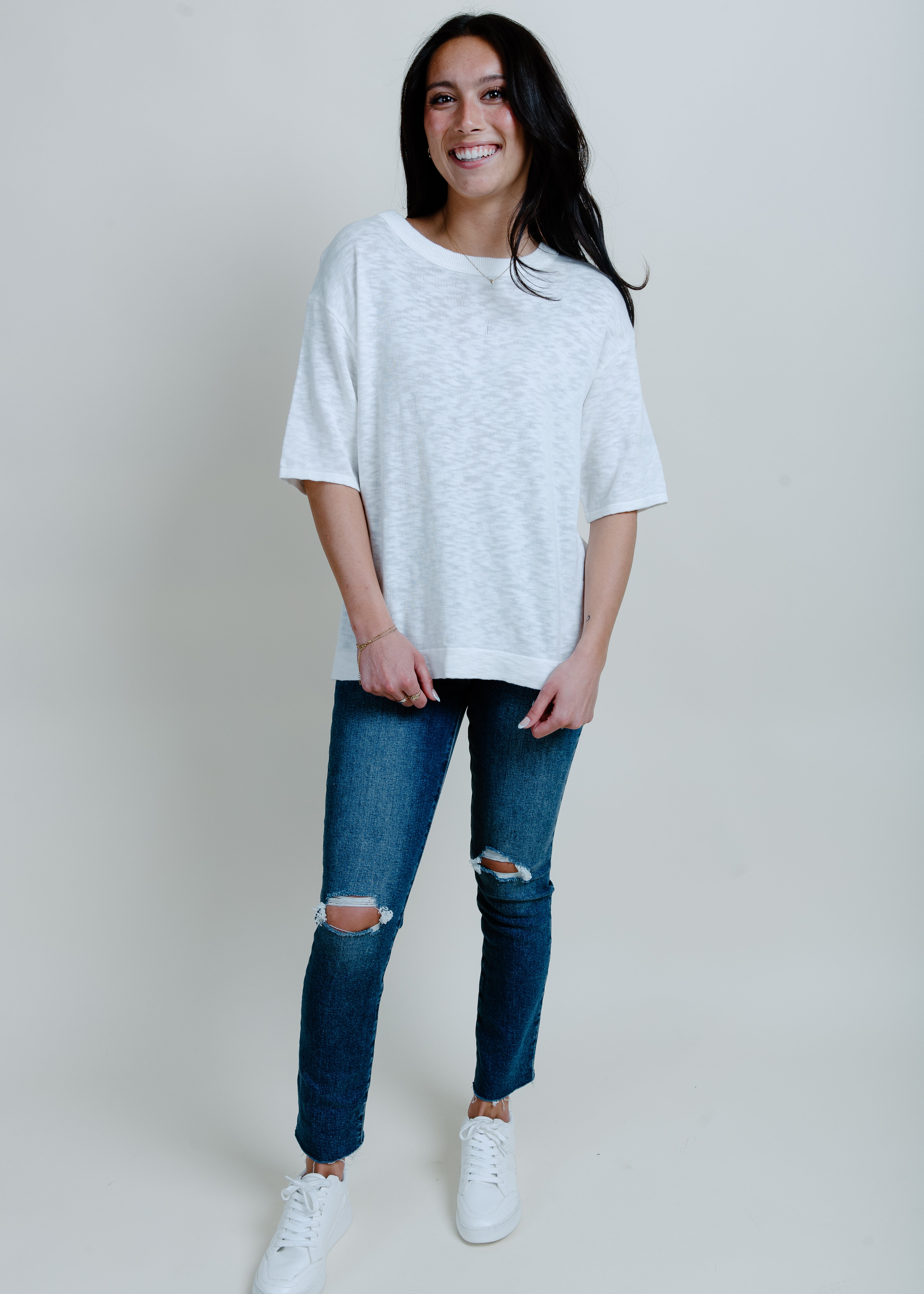 Morning Mist Knit Top