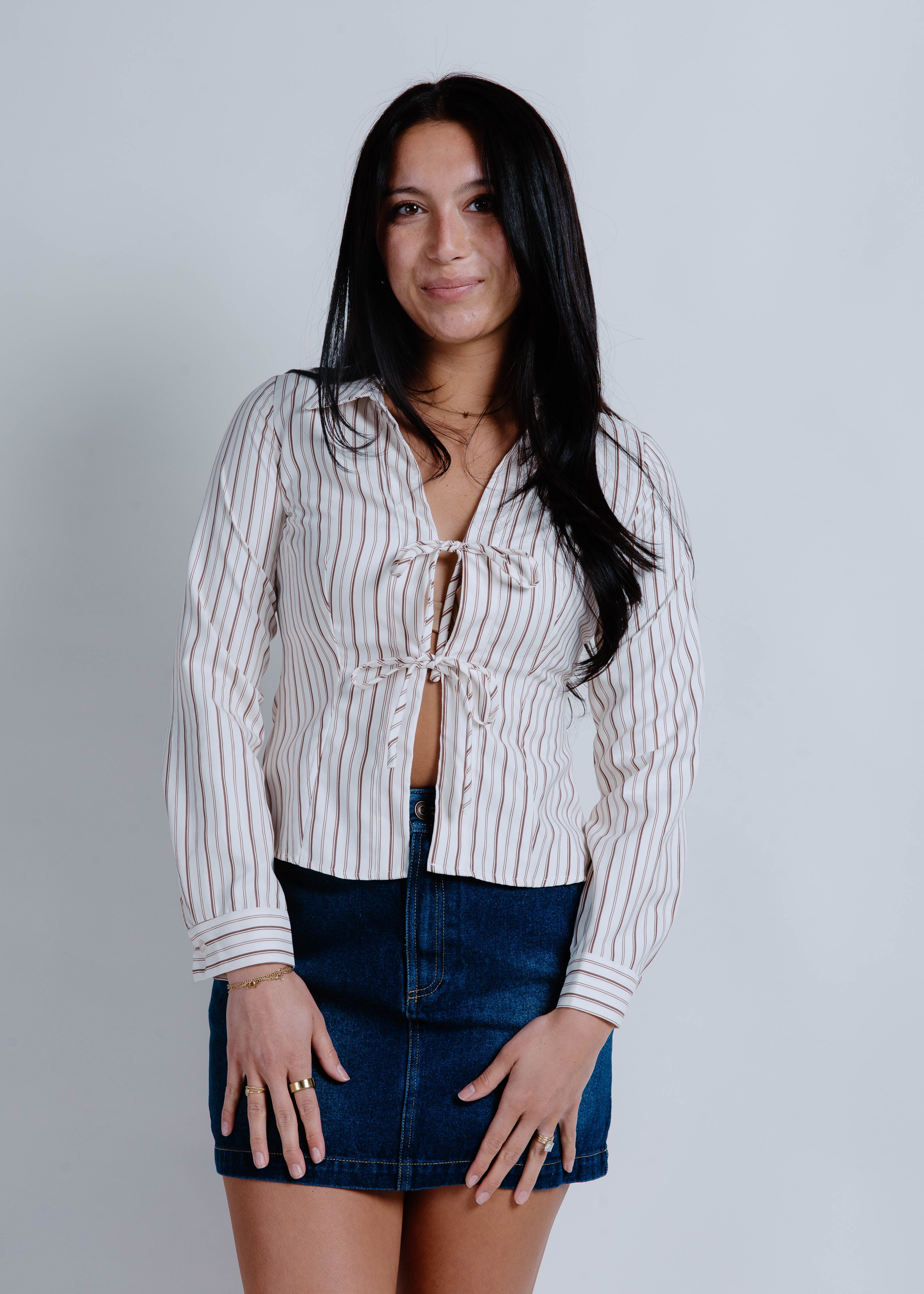 Dolly Denim Mini Skirt - Dark Wash