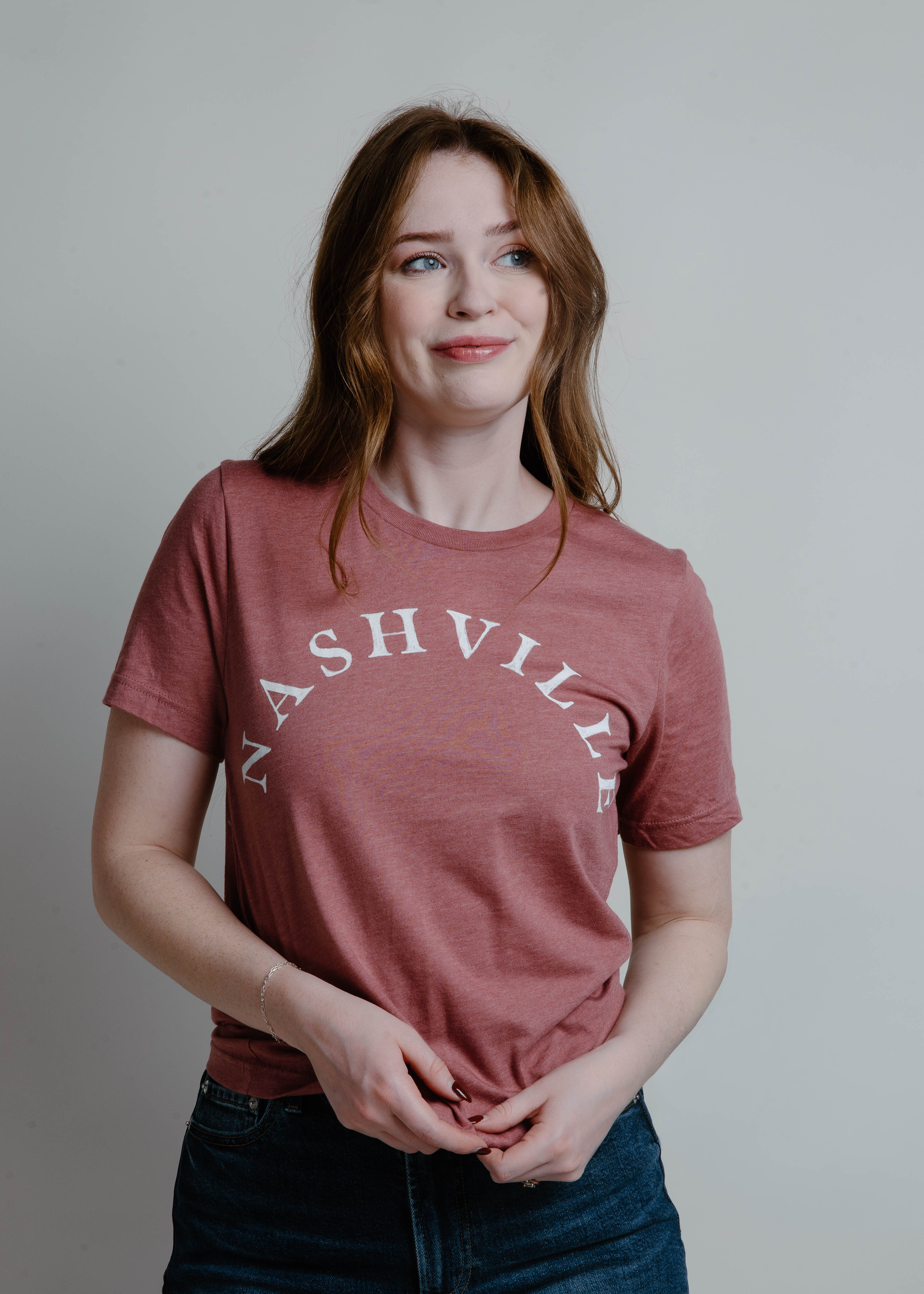 Nashville Vintage Tee - Heather Mauve