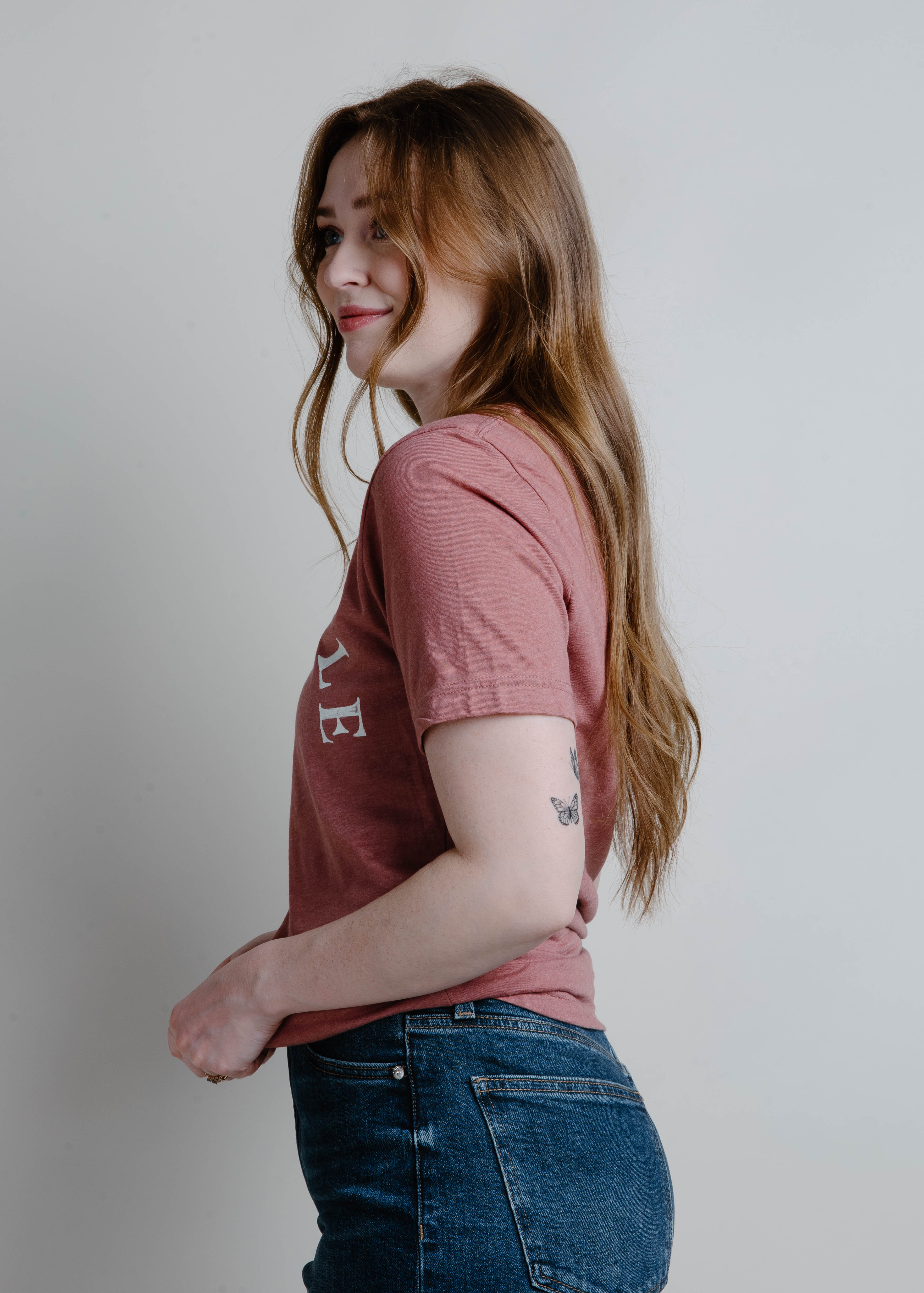 Nashville Vintage Tee - Heather Mauve