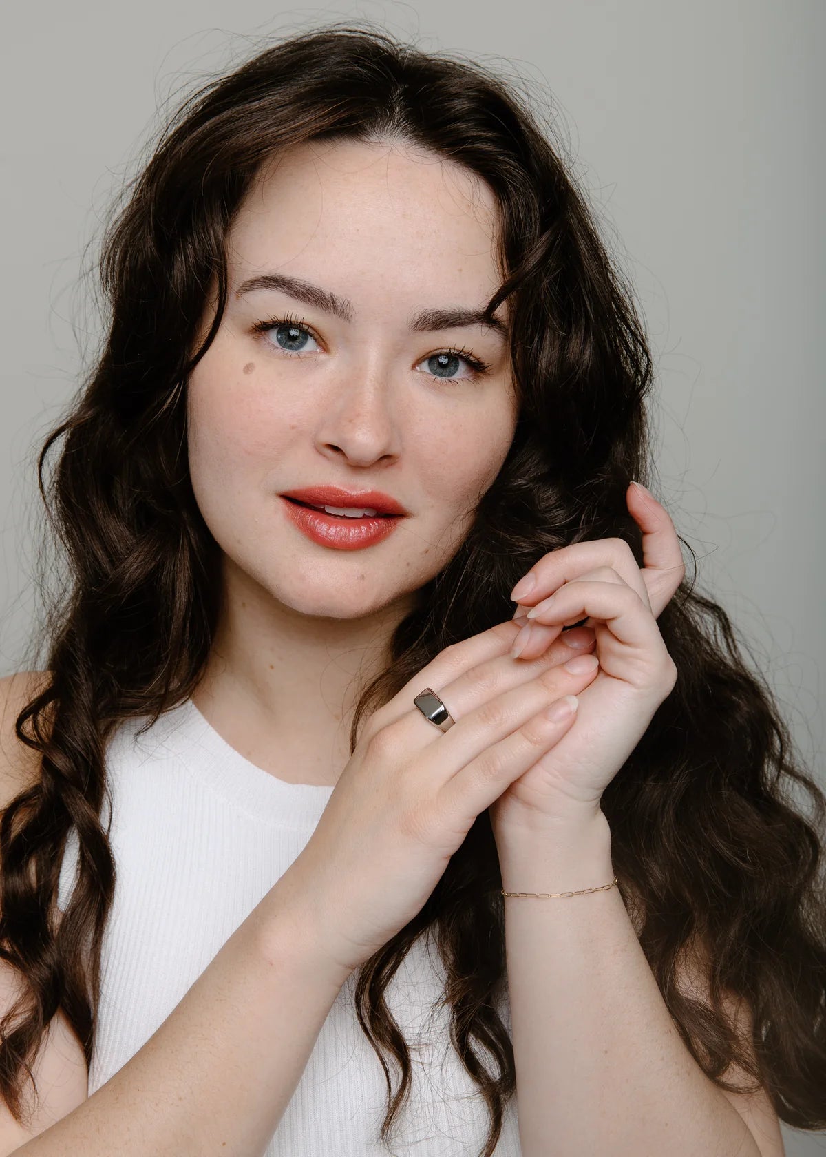 On The Square Ring - Silver