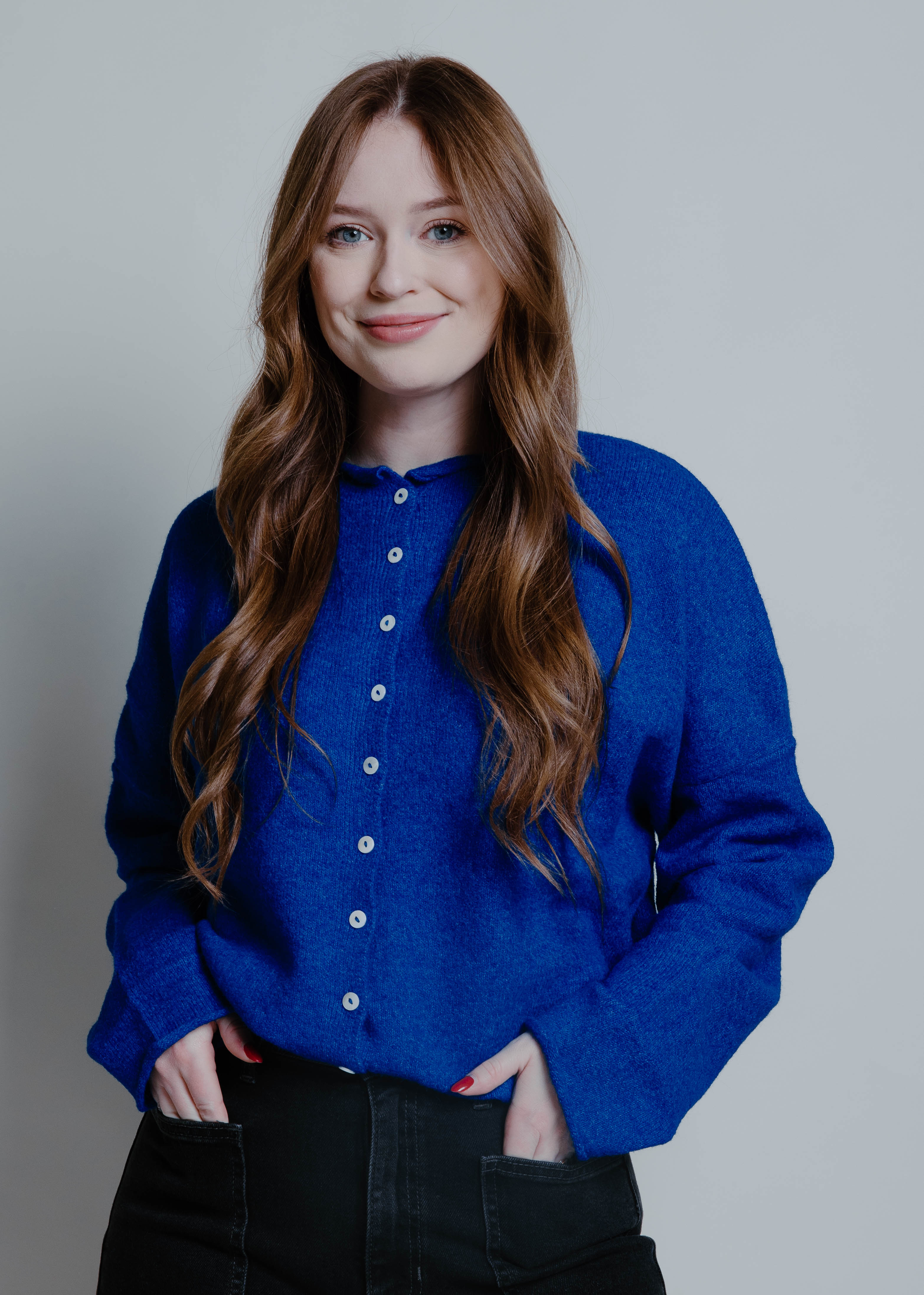 Piper Cardigan - Royal Blue
