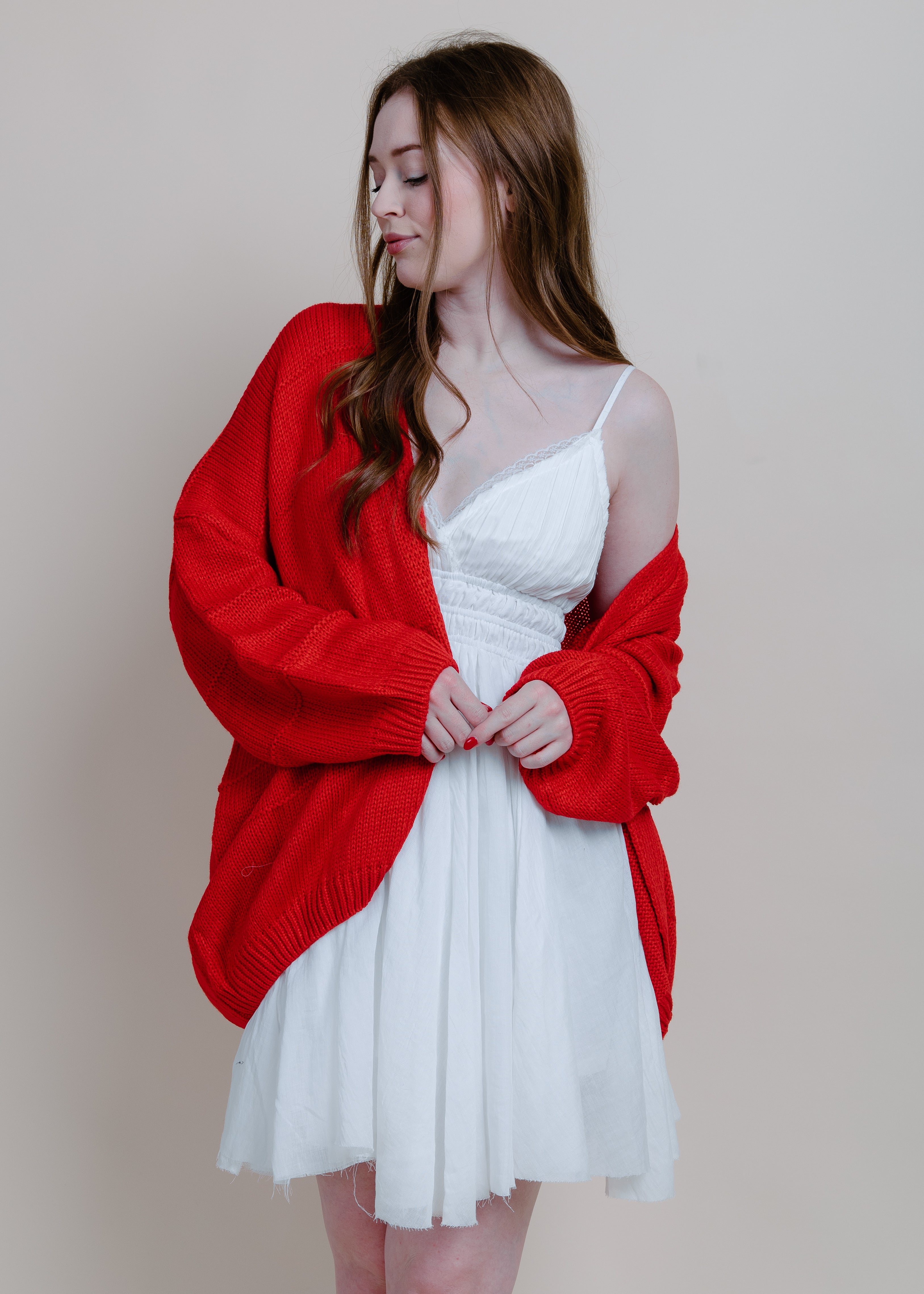 Red Rider Cardigan Sweater