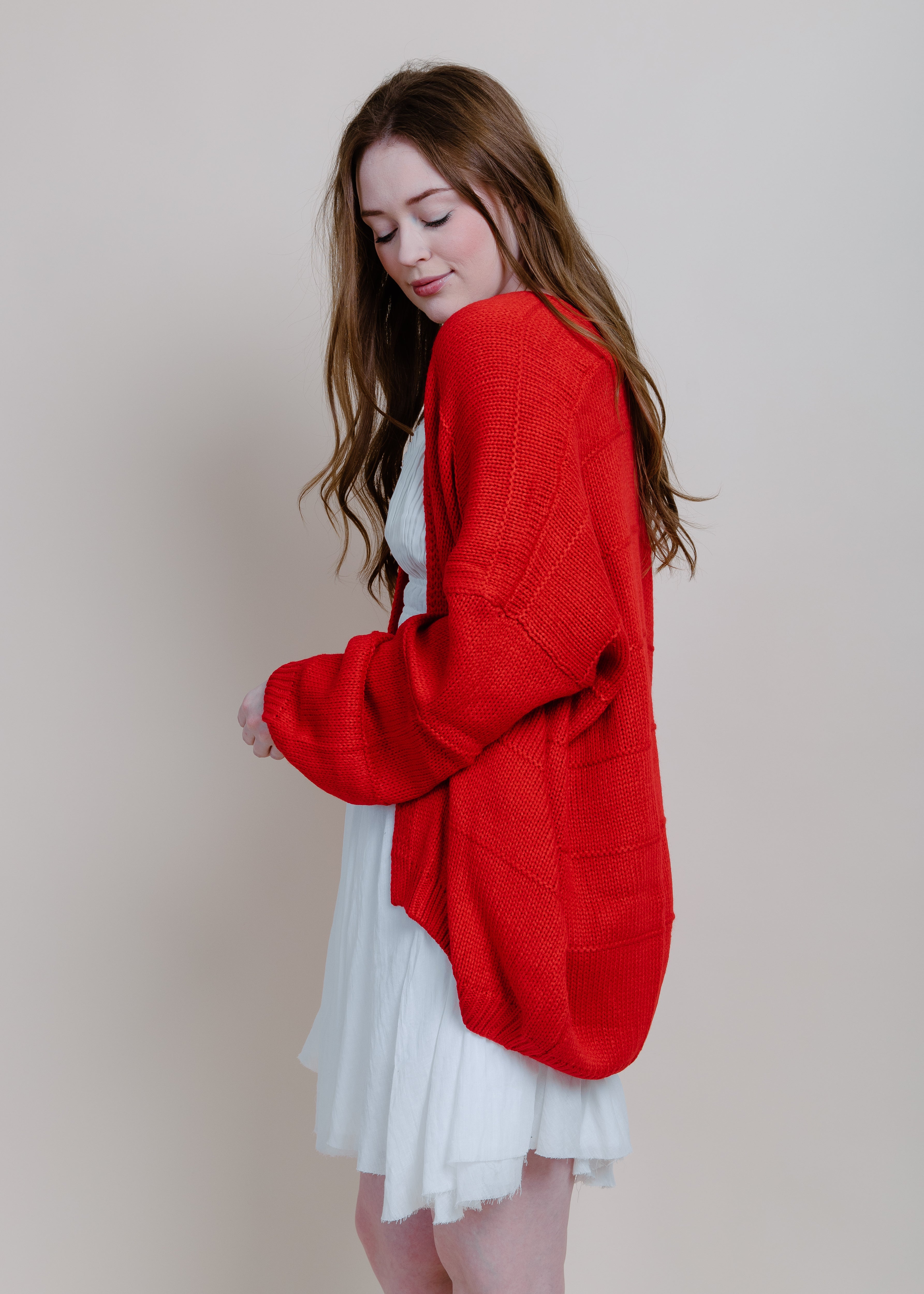 Red Rider Cardigan Sweater