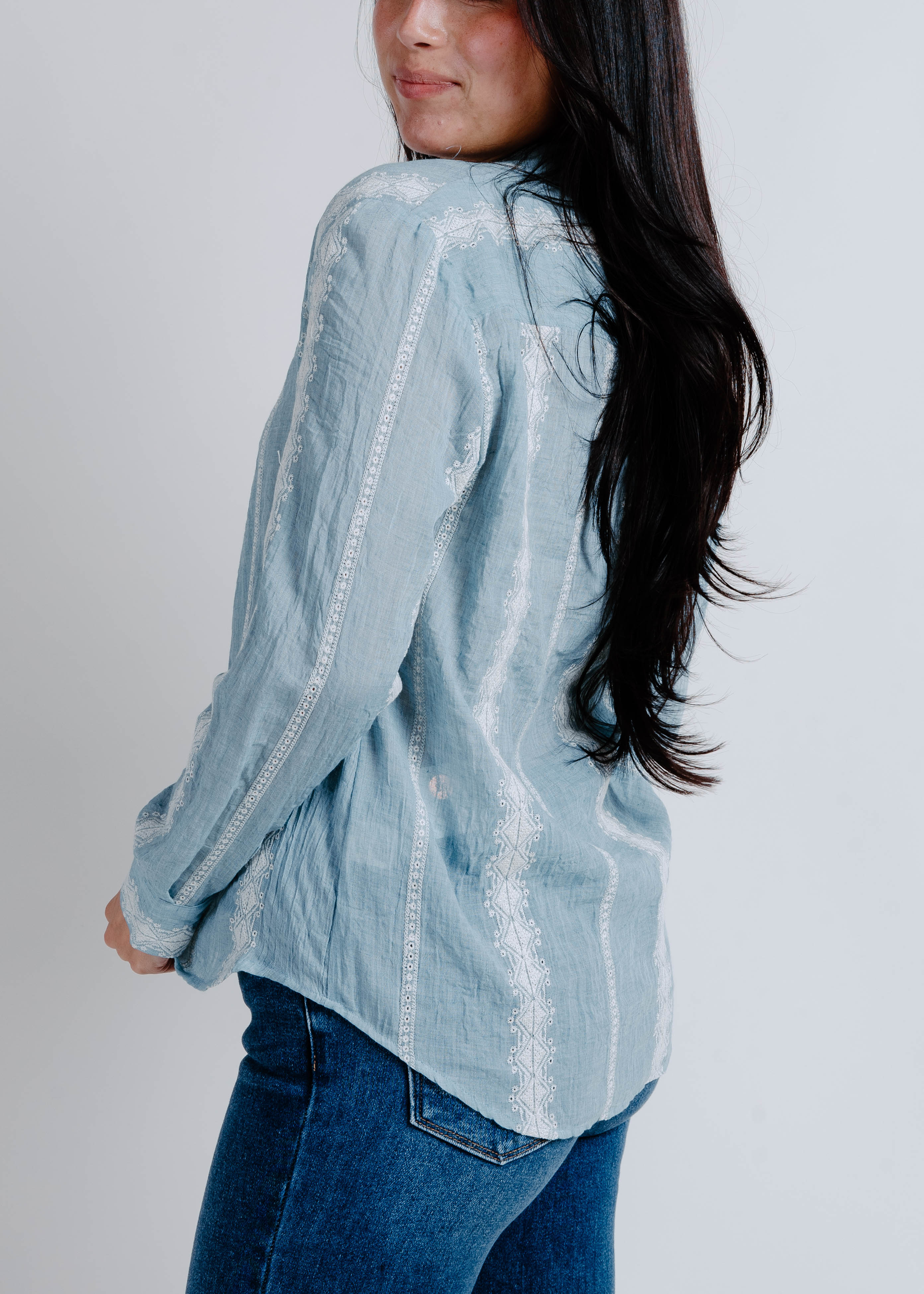 Seashore Striped Shirt - Blue