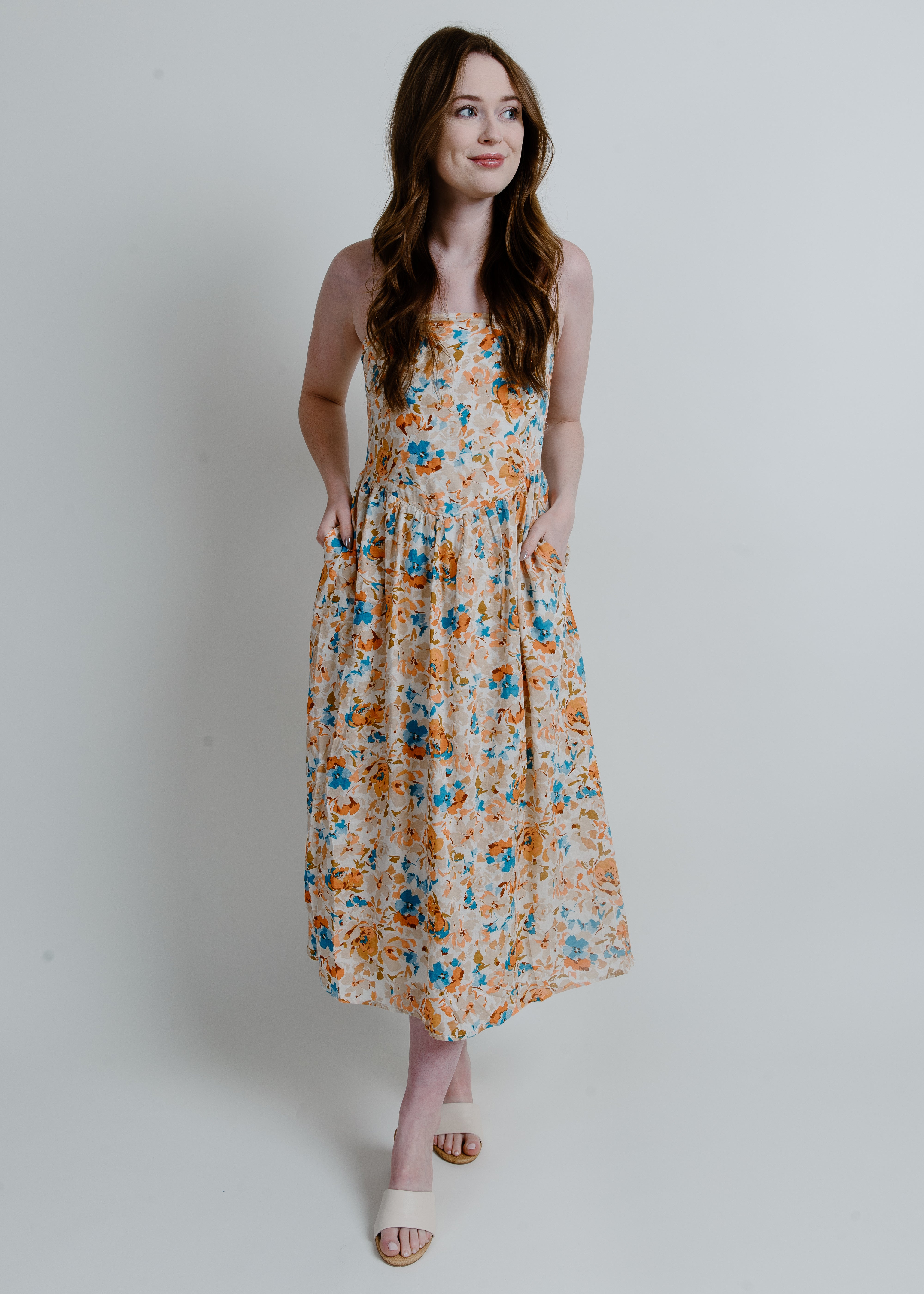 Solomon Floral Midi Dress