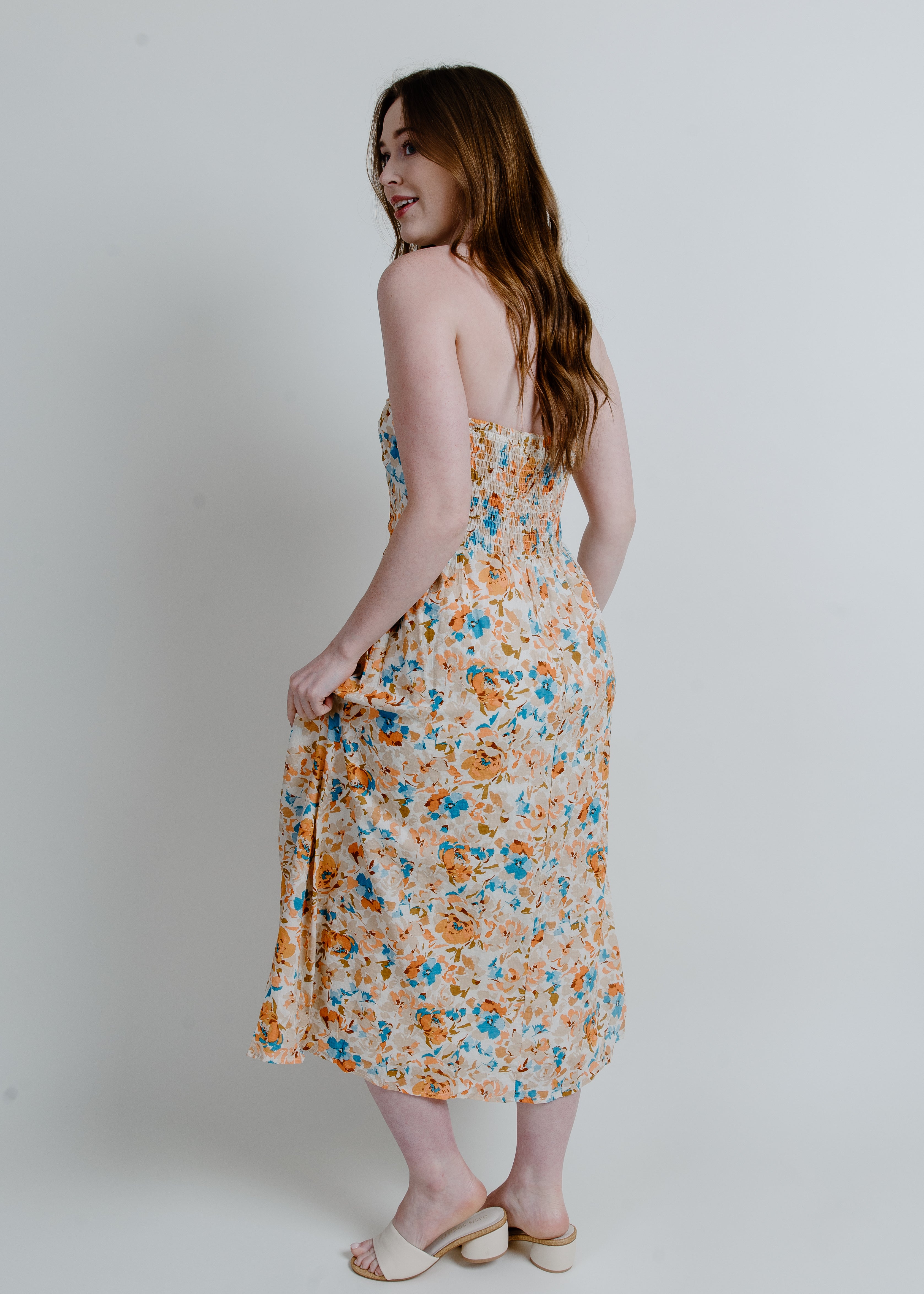 Solomon Floral Midi Dress
