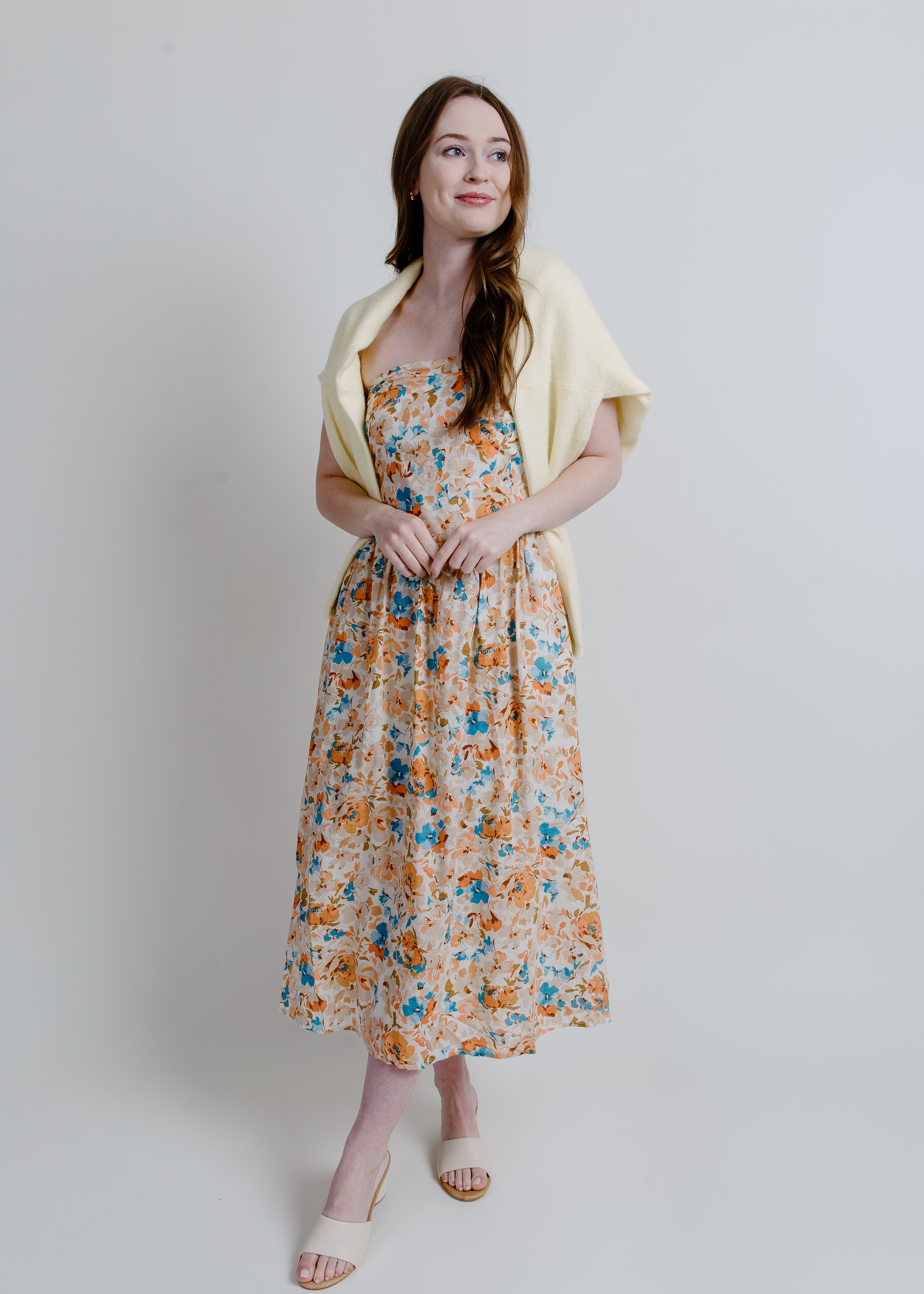 Solomon Floral Midi Dress