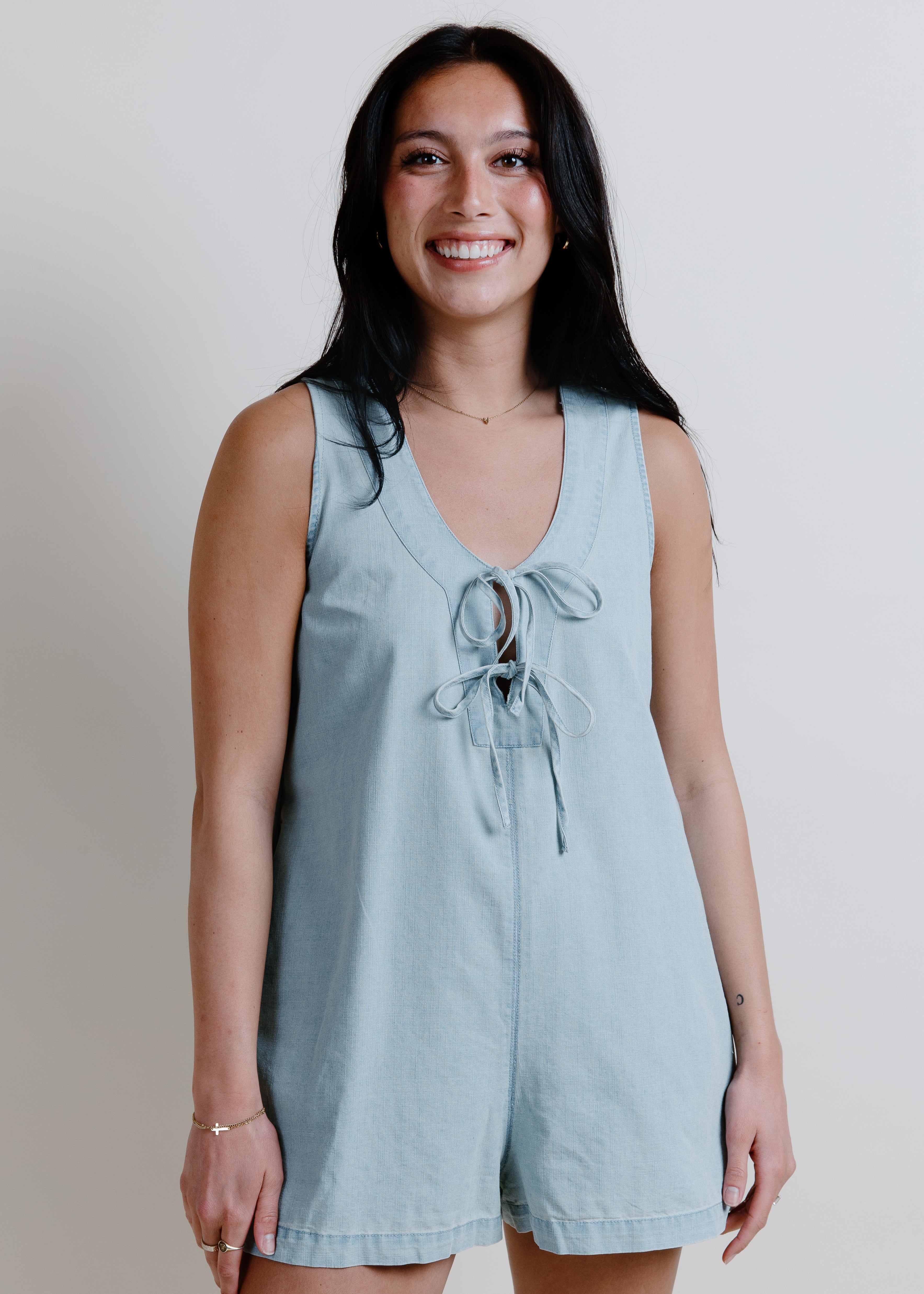 Stable Denim Romper