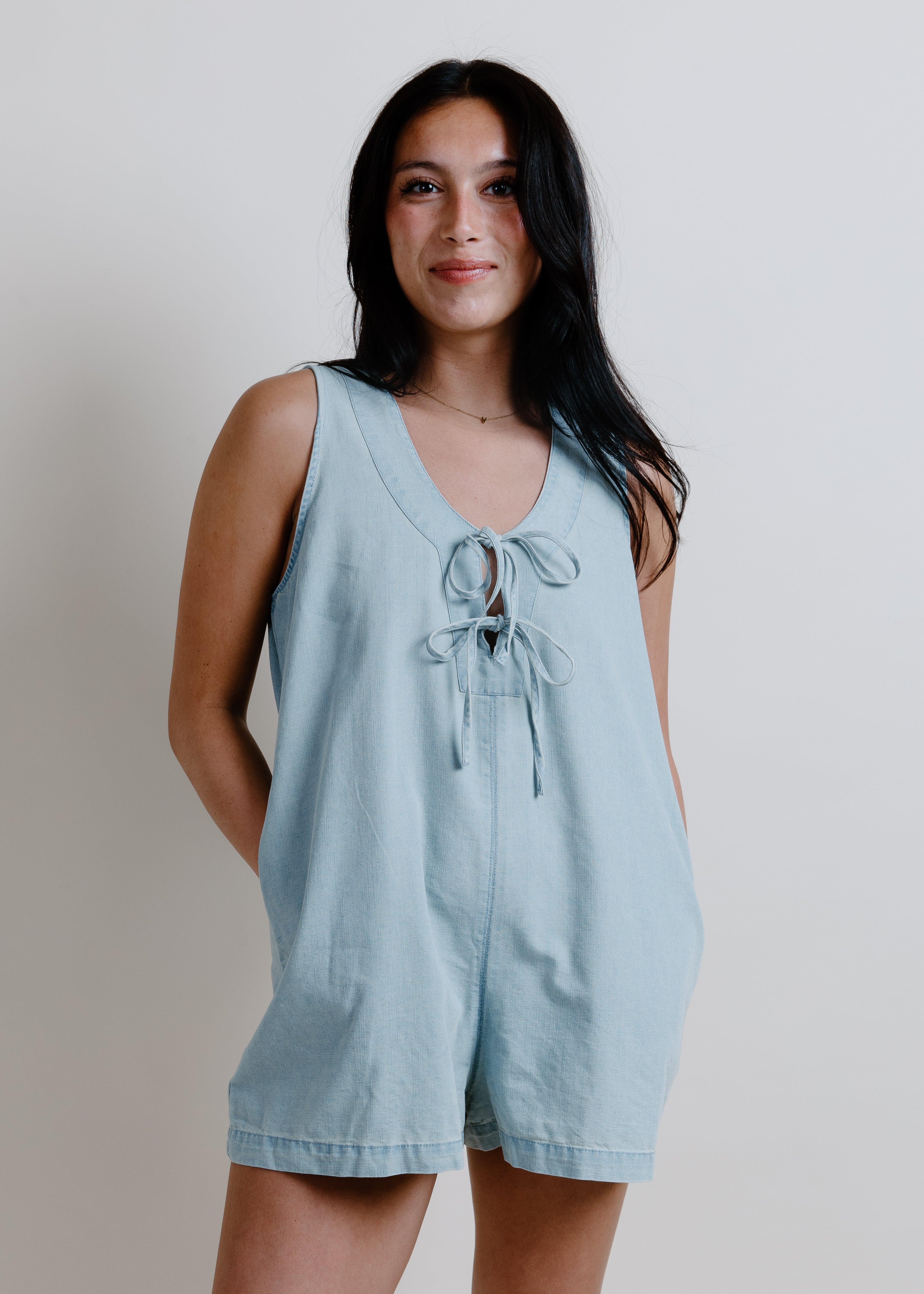 Stable Denim Romper