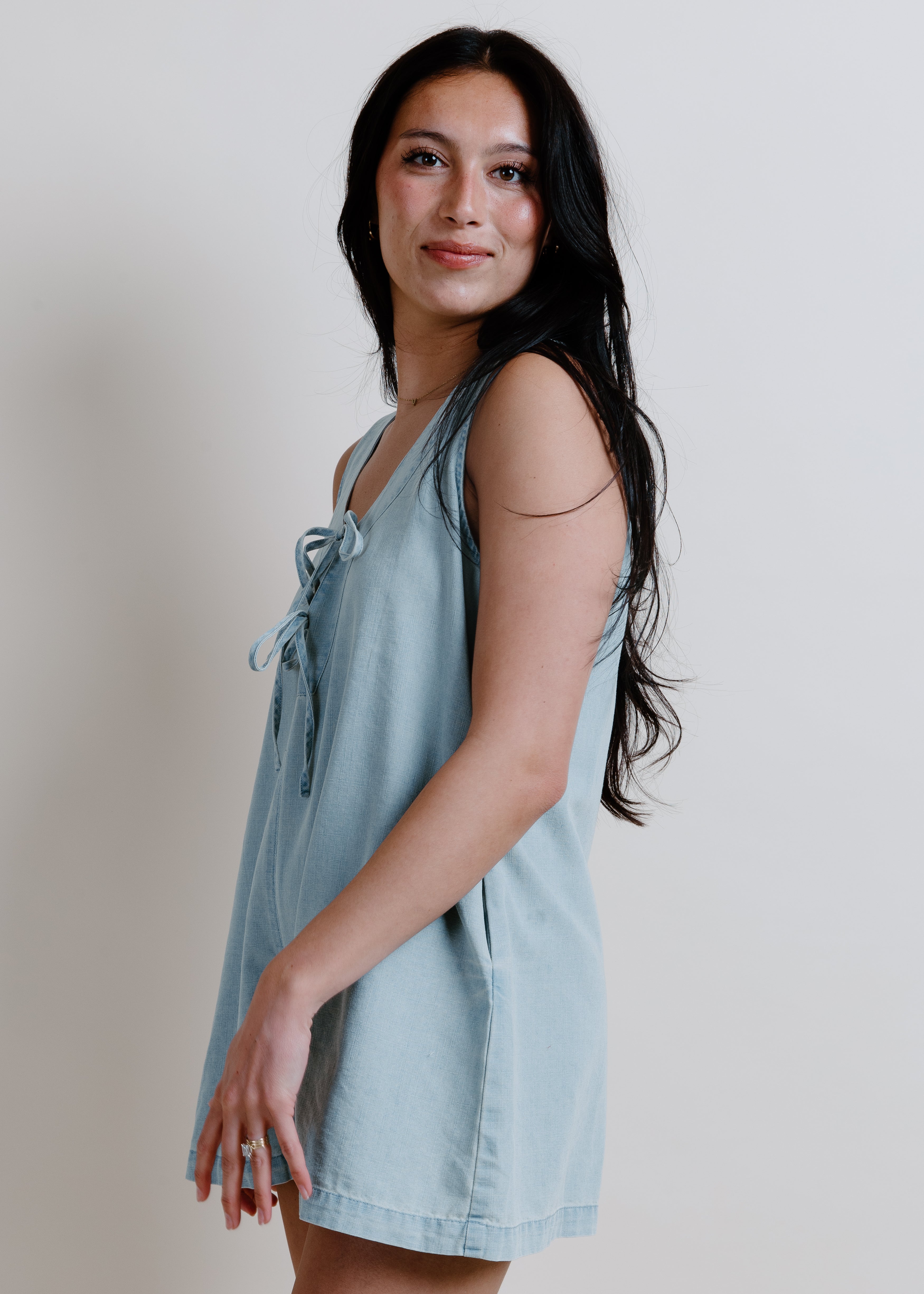 Stable Denim Romper