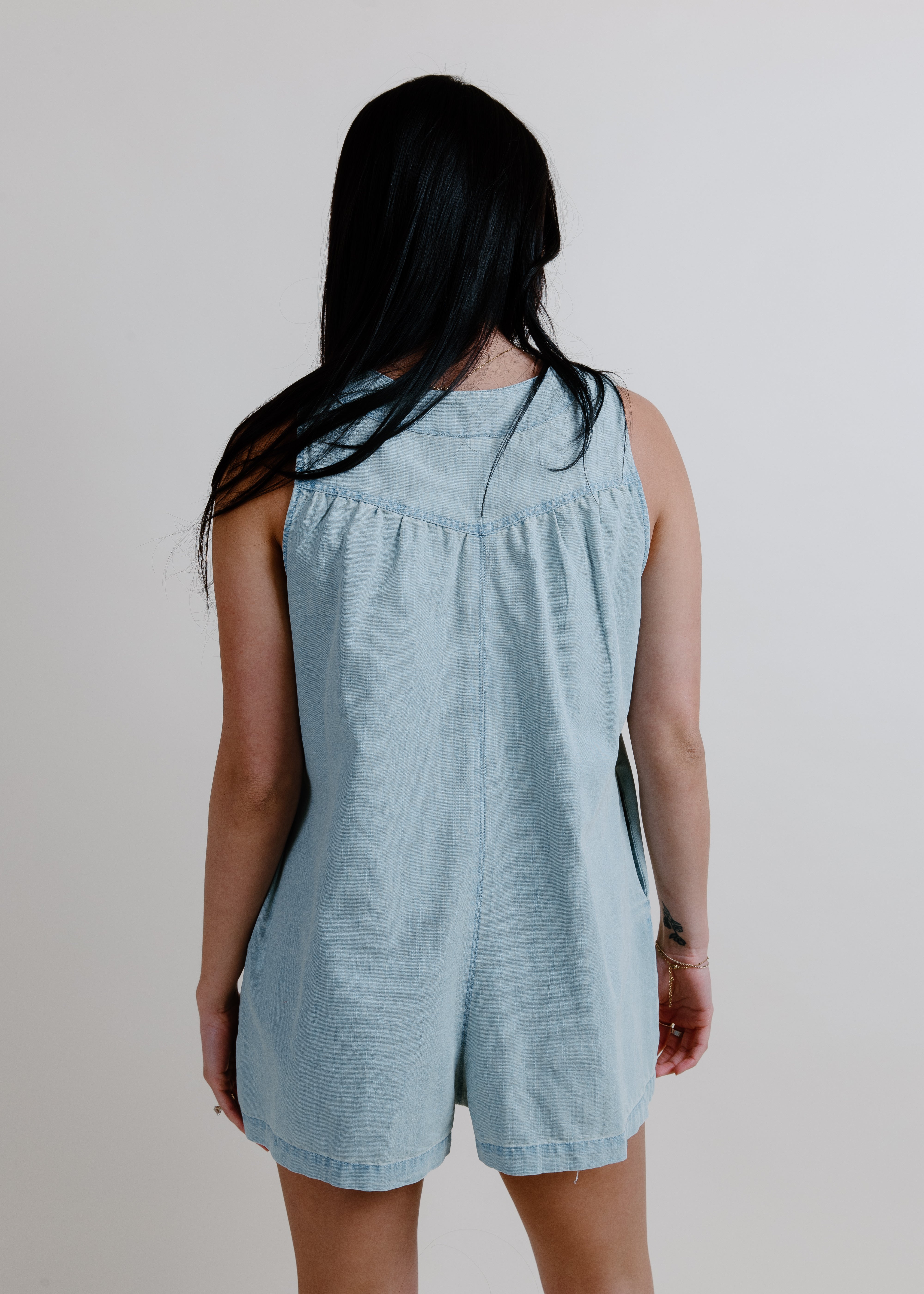 Stable Denim Romper