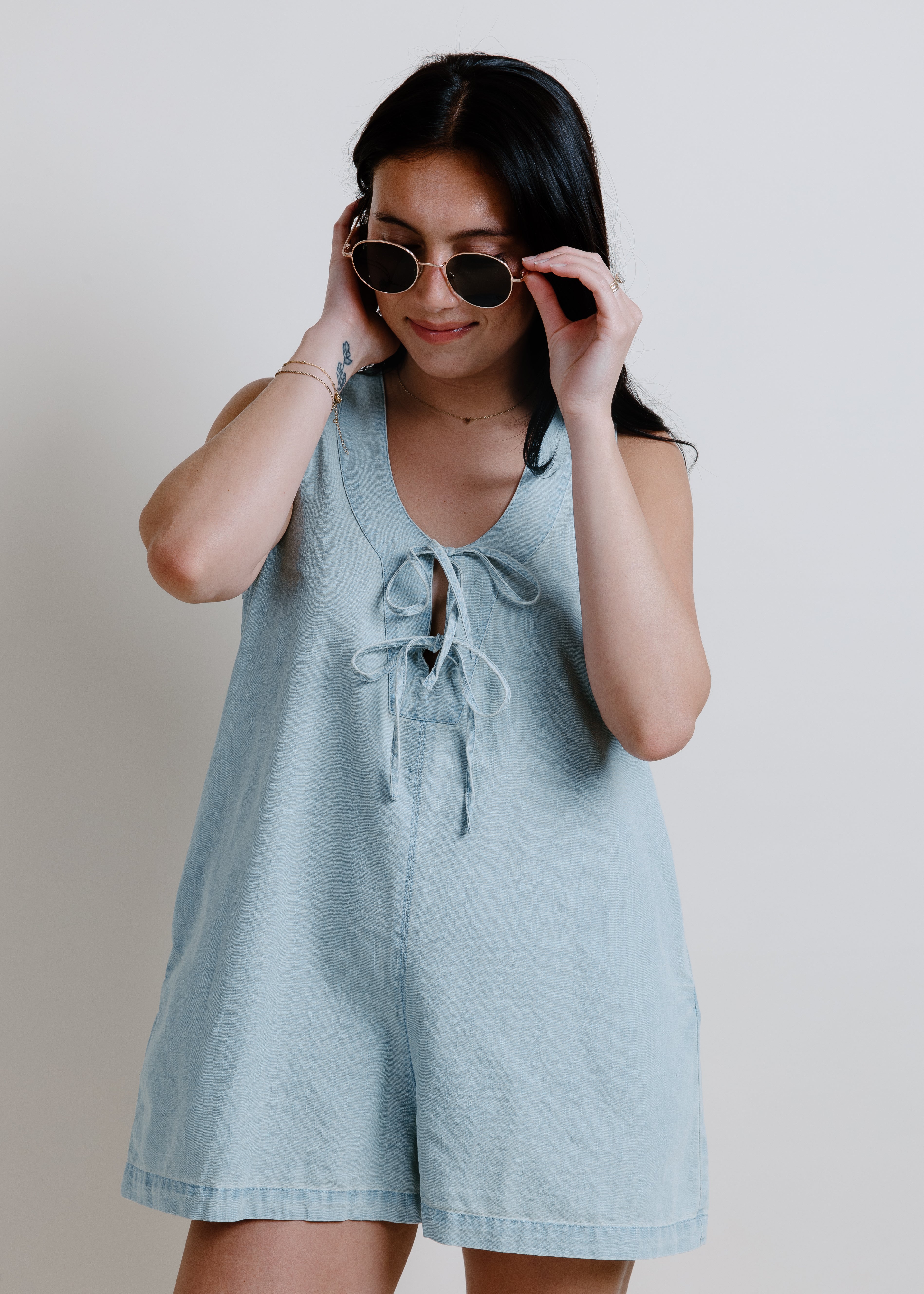 Stable Denim Romper