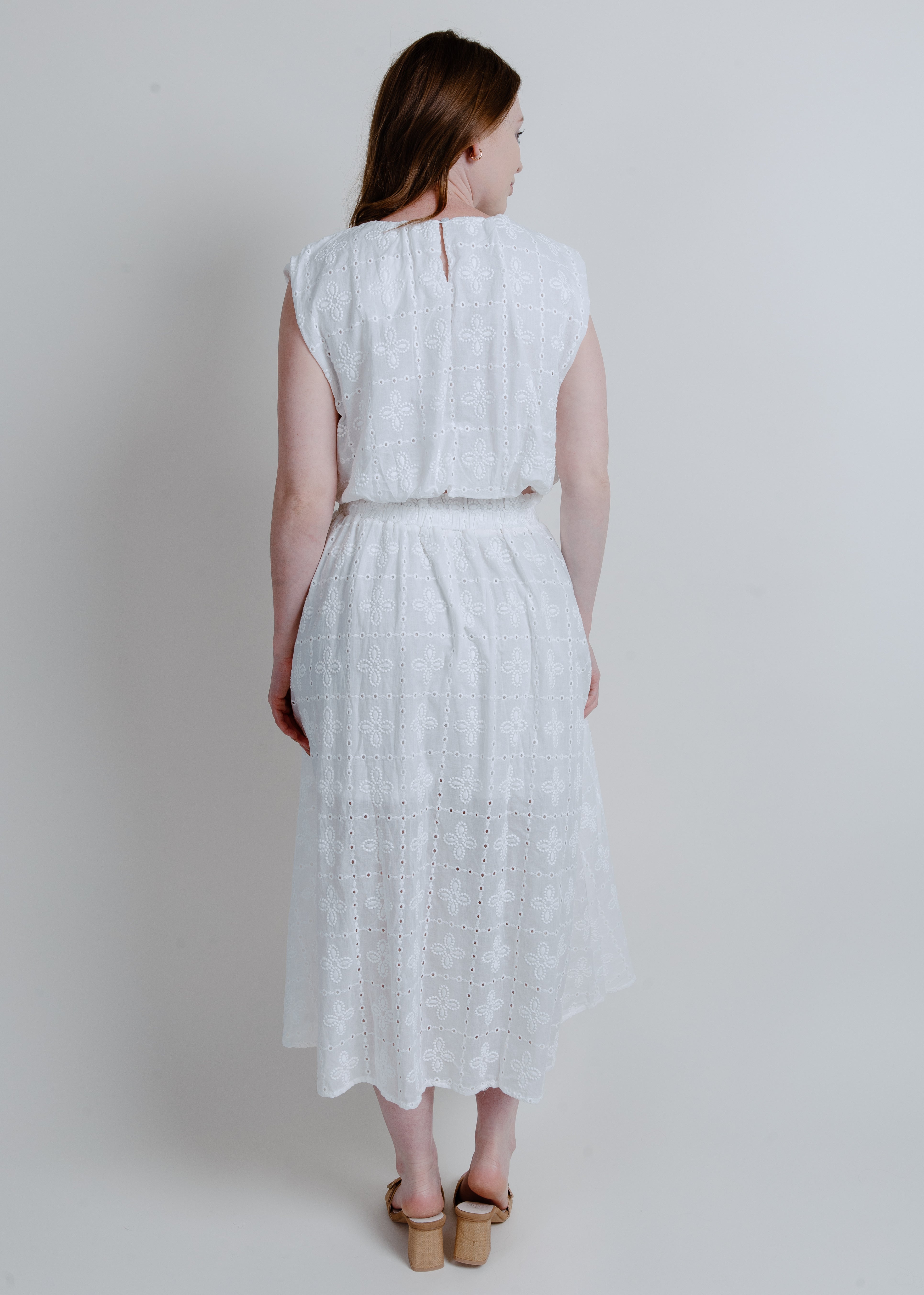 Sunday Brunch Eyelet Skirt Set